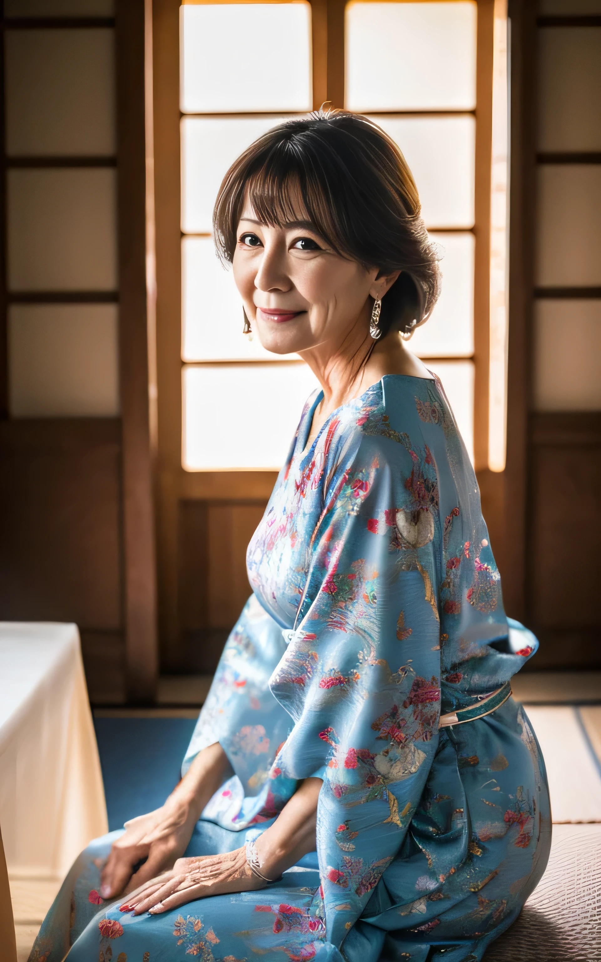 (highest quality, 8k, Best image quality), Beautiful and elegant 45 year old mature, Photo of a Japanese woman&#39;s upper body, Beautifully detailed face, Standing Elegantly (All black suit-type mourning attire:1.3), (Pearl Necklace:1.2), clavicle, (Fascinating, Shiny, Sexy Mature), (A perfect composition depicting the most beautiful woman:1.3), Plump body, (Romantic and atmospheric warm lighting:1.2), compensate;1.5, The most beautiful and elegant hairstyles, (Accurate anatomy:1.1), Blurred Background, 
