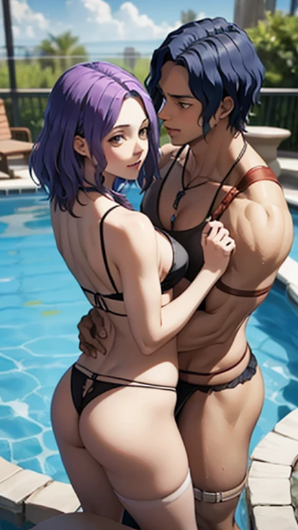 Two boys in the pool talking next to purple and silver hair.Muscular Young man 17 years olnd thong Top view, offers herself erotically tempts seduces offers her ass to a group of guys voluminous elastic lush buttocks, Group five Sports guys forcefully love him, splashed with sticky of 16 years. Only guys, bog men, men