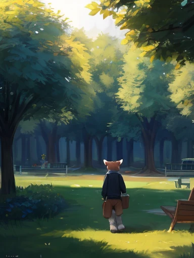No people Park in the background not a single person in the picture , day, , sensual, detailed, uploaded to e621, beautiful and detailed ploaded to e621, zaush, foxovh, movie lighting, thicc, alone, detailed, 8k res, hires,, , good perspective, towards viewer, by bebebebebe, by sicklyhypnos, by gerkk, by orf, hands, happy, romantic, ray tracing lighting, rtx on, By Bebebebebe, by SpiritD, by KOBITOWANI, b est quality, masterpiece, interested in empty background Park picture with a tree and grassy field on a sunny day