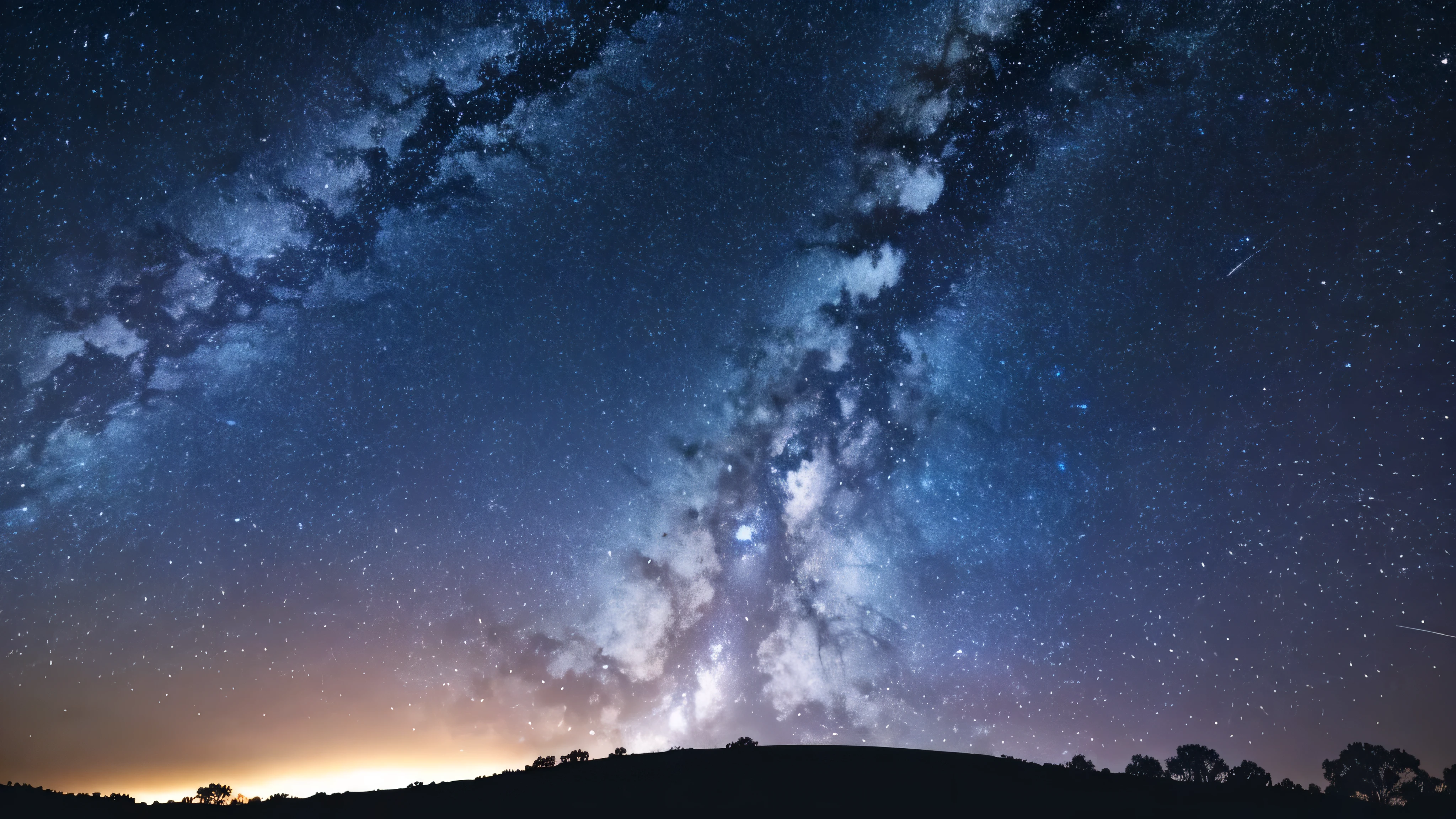 night sky full of stars