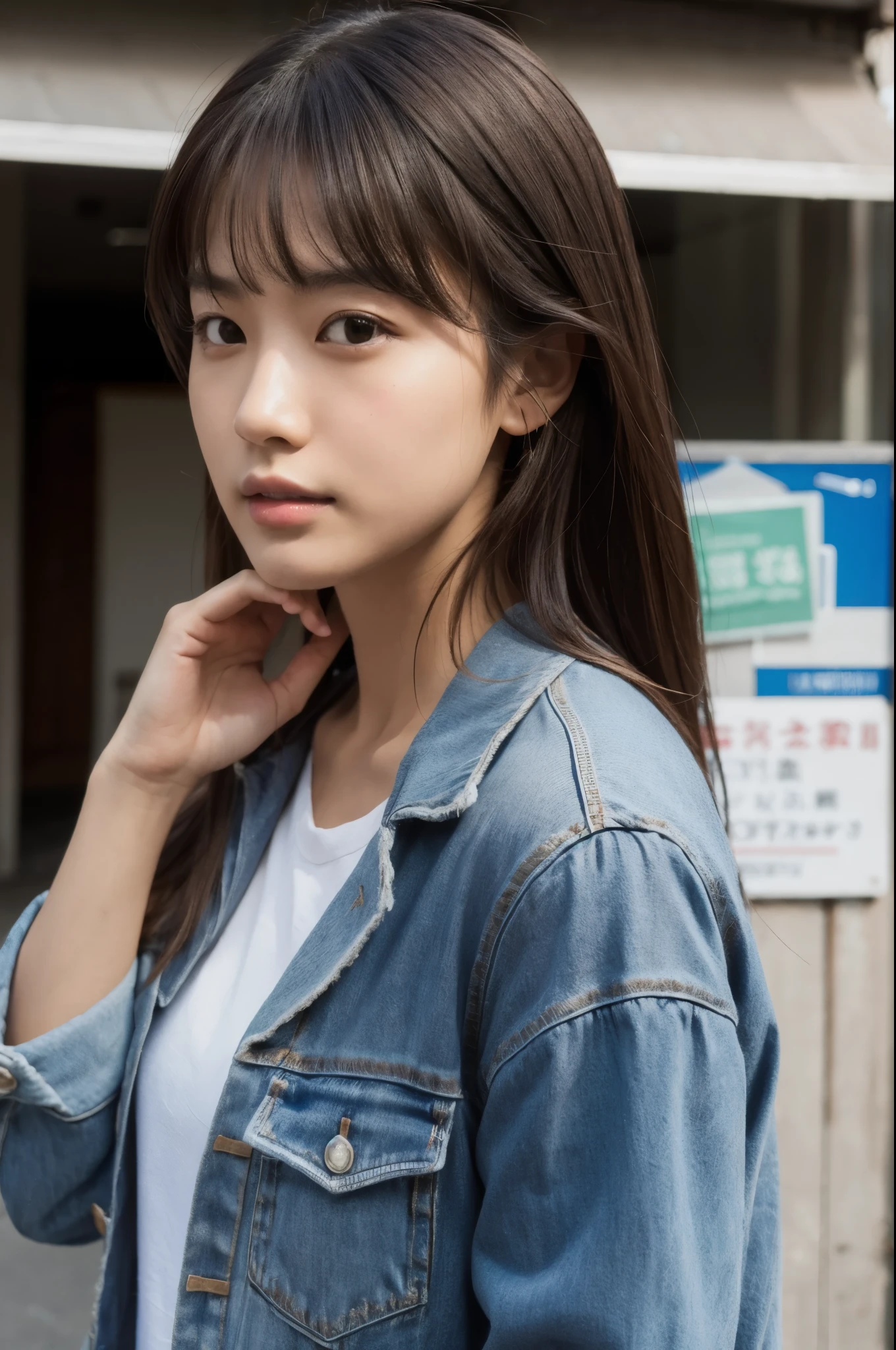 (masterpiece:1.2), (best quality:1.2),(high quality:1.2),(realistic:1.2), (photorealistic:1.2) ,(official art:1.2),(extremely detailed:1.2),1girl,asian,solo,outdoors,(closed mouth:1.6), __hairA__,__clothesB__,__shots__