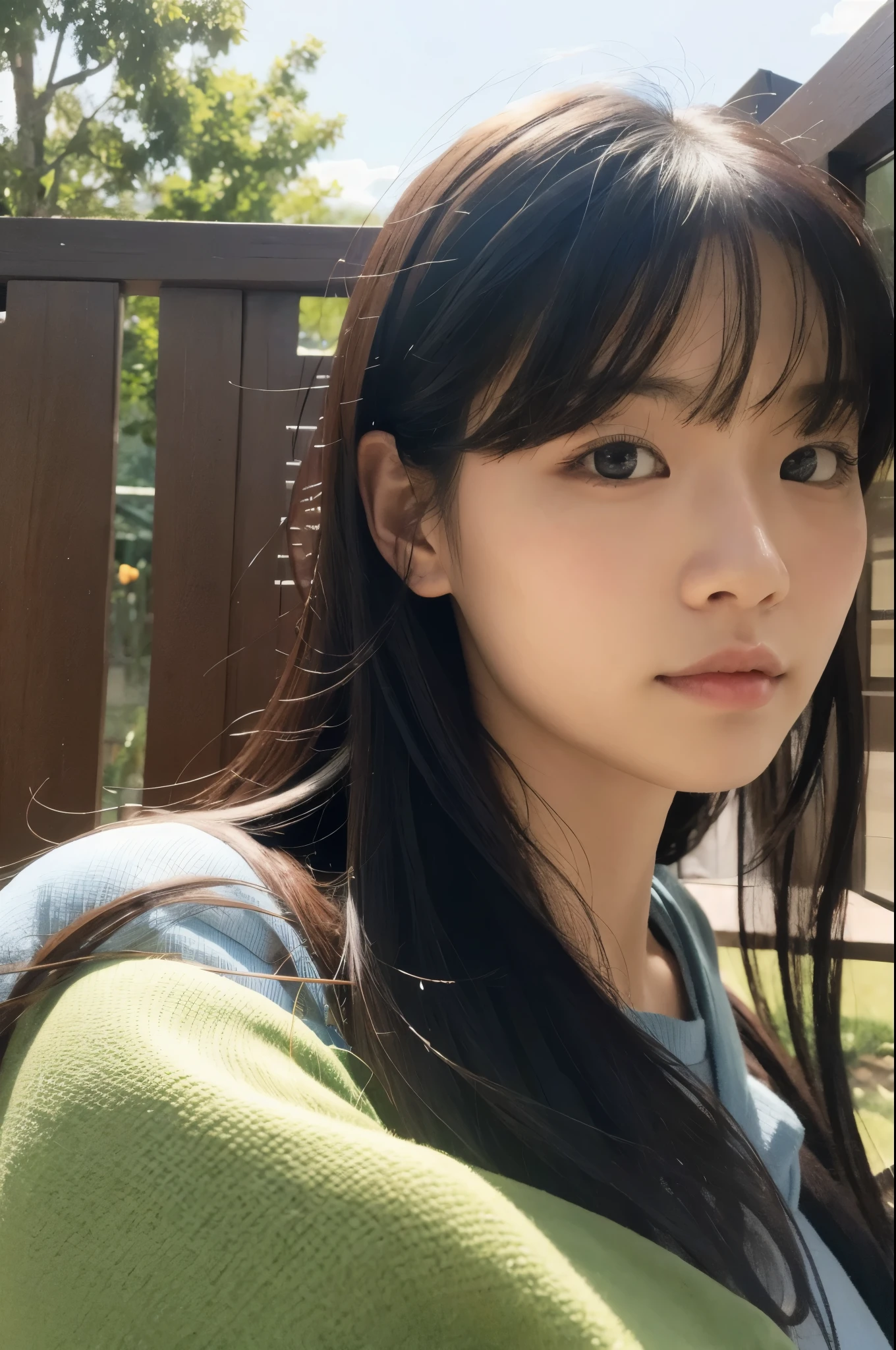 Portrait en gros plan d&#39;une femme marchant dans un parc 、Japan person model、Jeune idole de gravure sensuelle、Jeune idole de gravure mignonne、Idole réaliste de jeune gravure、Realistic sensual engraving idol、Jeunes idoles de l&#39;rotogravure、idole de gravure sophistiquée、Yoshitomo Nara、Jeune idole maigre de gravure、la plus belle fille asiatique de tous les temps、oppaï