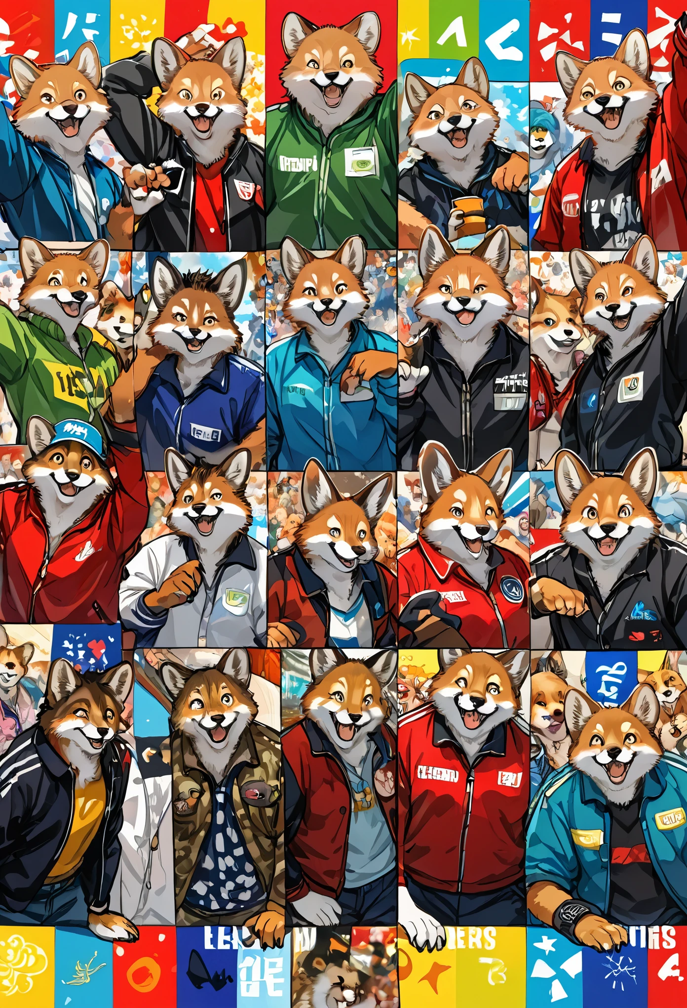 super high resolution, detailed background, World Heritage Site, 6+boys, 6+girls, Happy, joyful, absurdres(Photos of solo travelers)(kemono, furry anthro)cinematic,