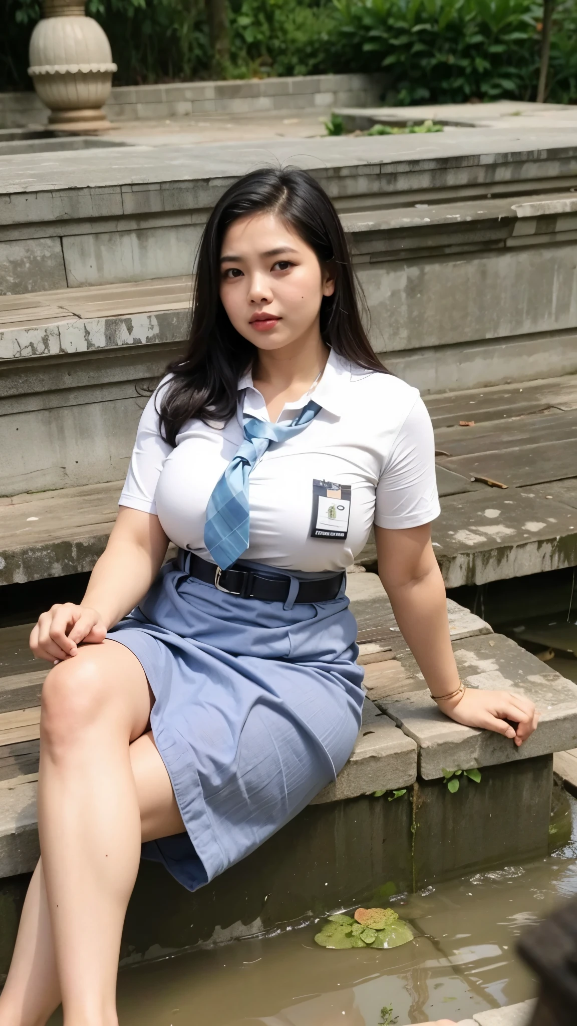 Indonesia plump woman,