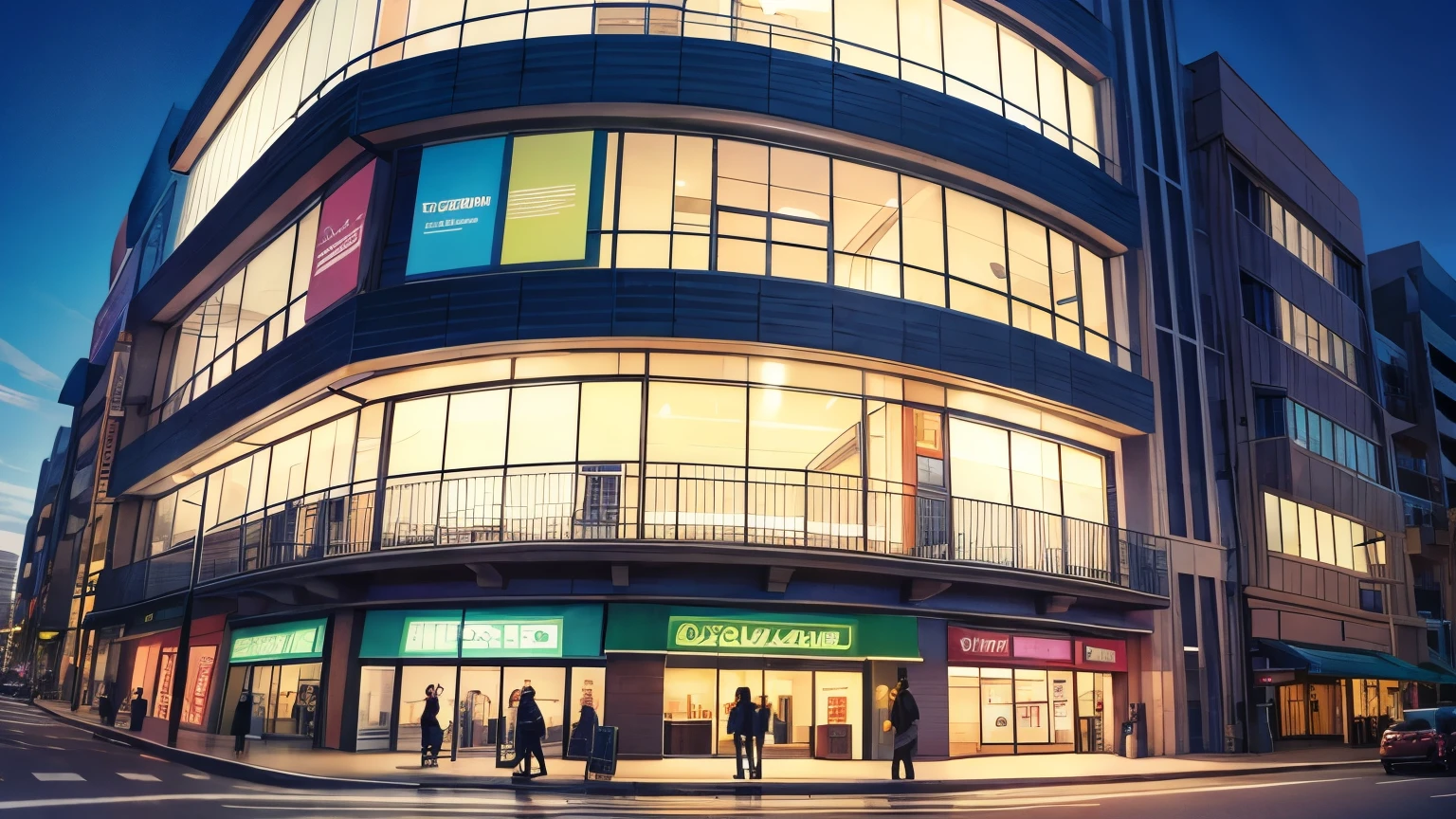 shopping mall exterior 
