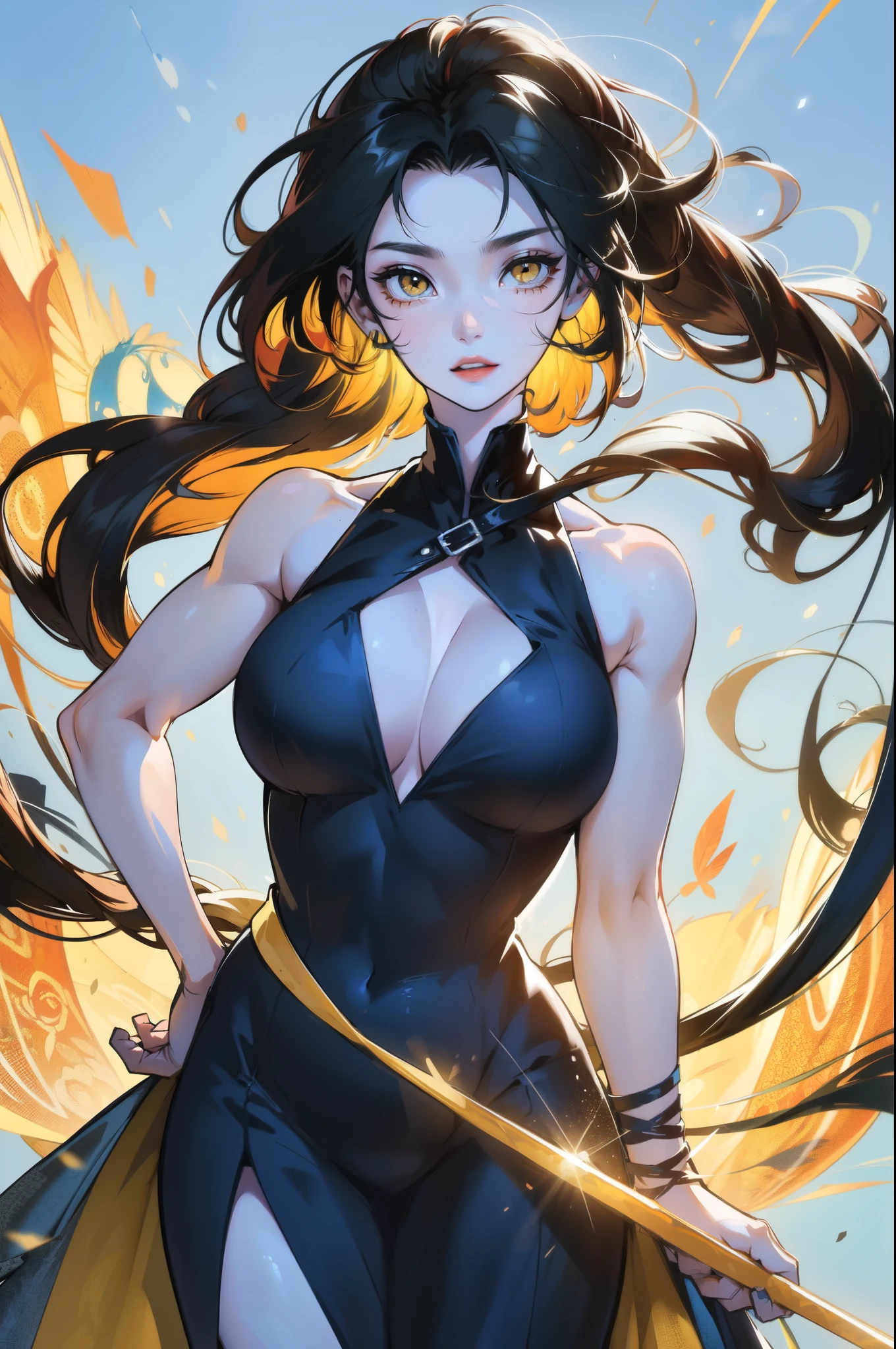 muscular huge breasts thick sunny sky clouds black hair yellow eyes sundress black hair yellow eyes pale skin solo joyful long straight hair long straight hair long straight hair long straight hair long straight hair long straight hair long straight hair long straight hair long straight hair