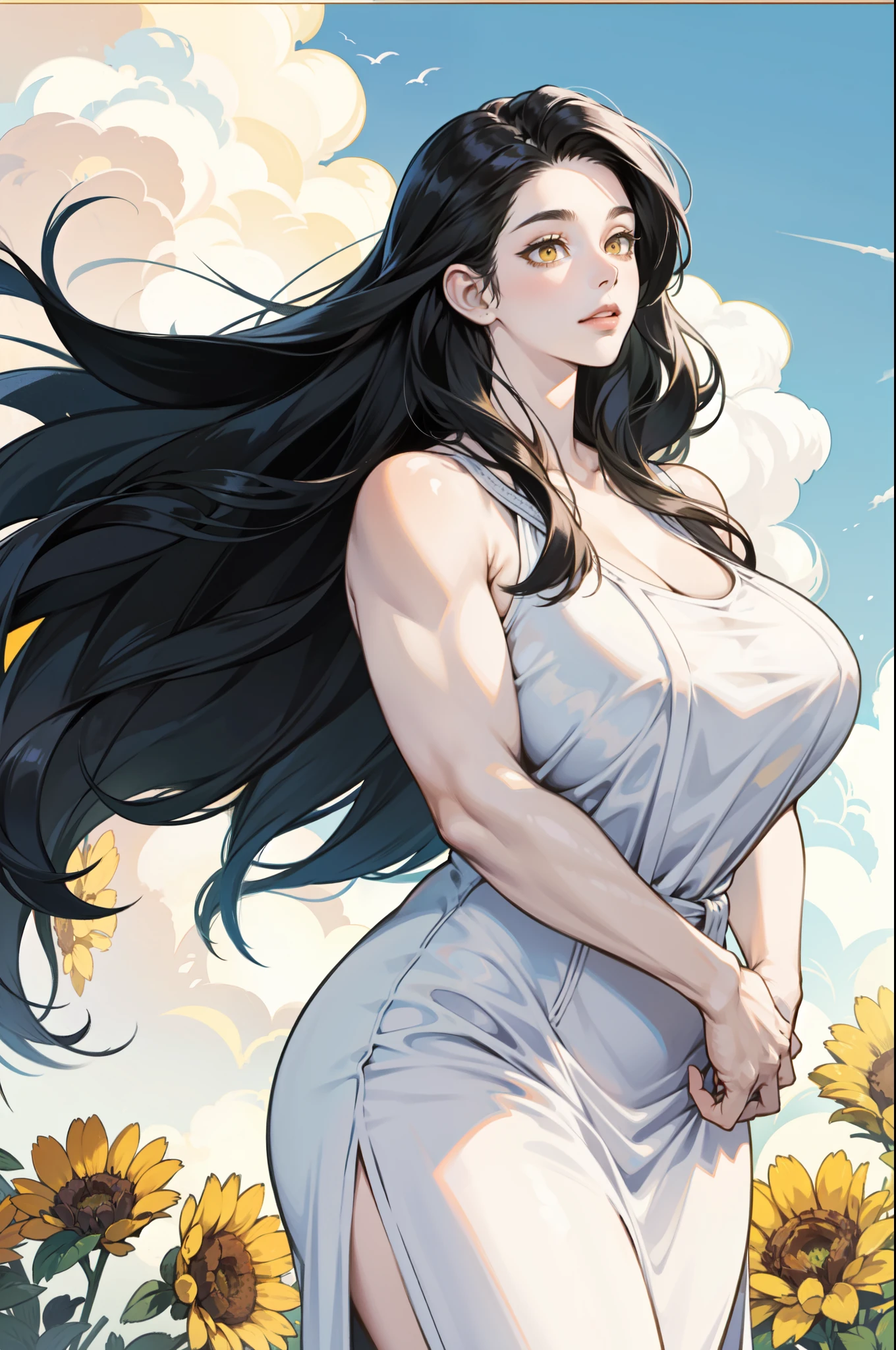 muscular huge thick sunny sky clouds black hair yellow eyes sundress black hair yellow eyes pale skin solo joyful long straight hair long straight hair long straight hair long straight hair long straight hair long straight hair long straight hair long straight hair long straight hair