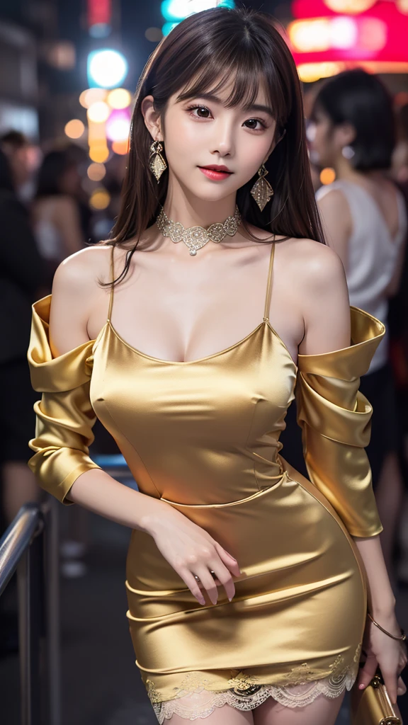 8K highest quality, Tabletop, 写真のようにRealistic, Very detailedな, 超A high resolution, to be born:1.3),1 female, Beautiful Japanese actresses, Age 25), Double Eye,mile), Detailed face, wearing large ring earrings,赤いアイシャドウin派手なメイク,light brown delicate middle cut hair,髪の先端は波状inす,Elegant hairstyle,fine eyes,Slender actress,, Hips get smaller, Side Boob Barbosa),Butt crack, Bare waist, Bare back:1.3),Sexy silk embroidered mermaid dress:1.2),from behind), up looking_in_Audience, break long black hair, BREAK ceremony, Red carpet, A large crowd gathers:1.5),after that, Tabletop, to be born写真, highest quality, Realistic, Very detailedな CG Unity 8k 壁紙, Written boundary depth, Cinematic Light, Lens flare, Ray tracing,Very beautiful face, Beautiful Lips, Beautiful Eyes), intricate detail face,(Very detailed)) 1girl in, 暗闇in, Deep Shadow, Cute Korean Girl, 赤いアイシャドウin派手なメイク,Her shortcut, 繊細なライトブラウンの髪はサイドウェーブinわずかに乱れています.,wearing large ring earrings,K-POPアイドル, 1 girl,Very slim and slender fit muscular body:1.3),(Looking at Viewer))Big smile:1.3), Sleeve Fashion City Night, Hand precision,Dark Night,Neon Signs),Blurred Background), Fashion Street Night)No people in the background:1.3), Beautiful earrings, bracelet, necklace, pantyhose, Clear Eyes, Walking,pale skin),Big Eye Ace Forward,(Upper Body Shot)),(super mini color silk dress:1.3))Brown Hair)(Tight-fitting lace dress)),See through), Open chest, Very slim, Medium chest, return(Shrapnel)), See through, Middle butt, Ultra Super Mini Skirt, Updo,(Spread your thighs)), pose with a little butt sticking out),Shooting from below:1.4,The body is frontal