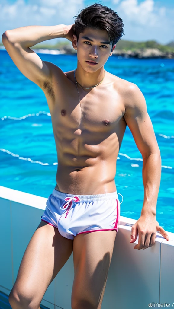 male Age 17 swimwear hawaii lifesaver cool