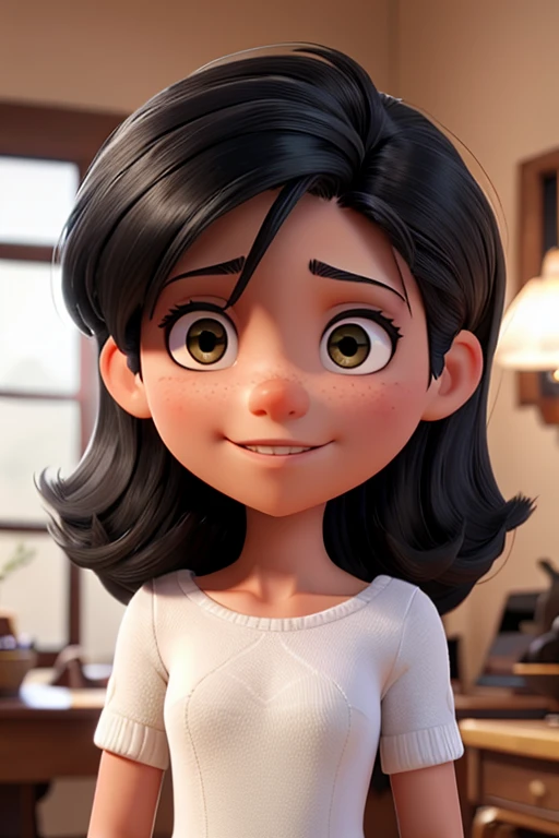 Mujeres de cabello negro muy corto 