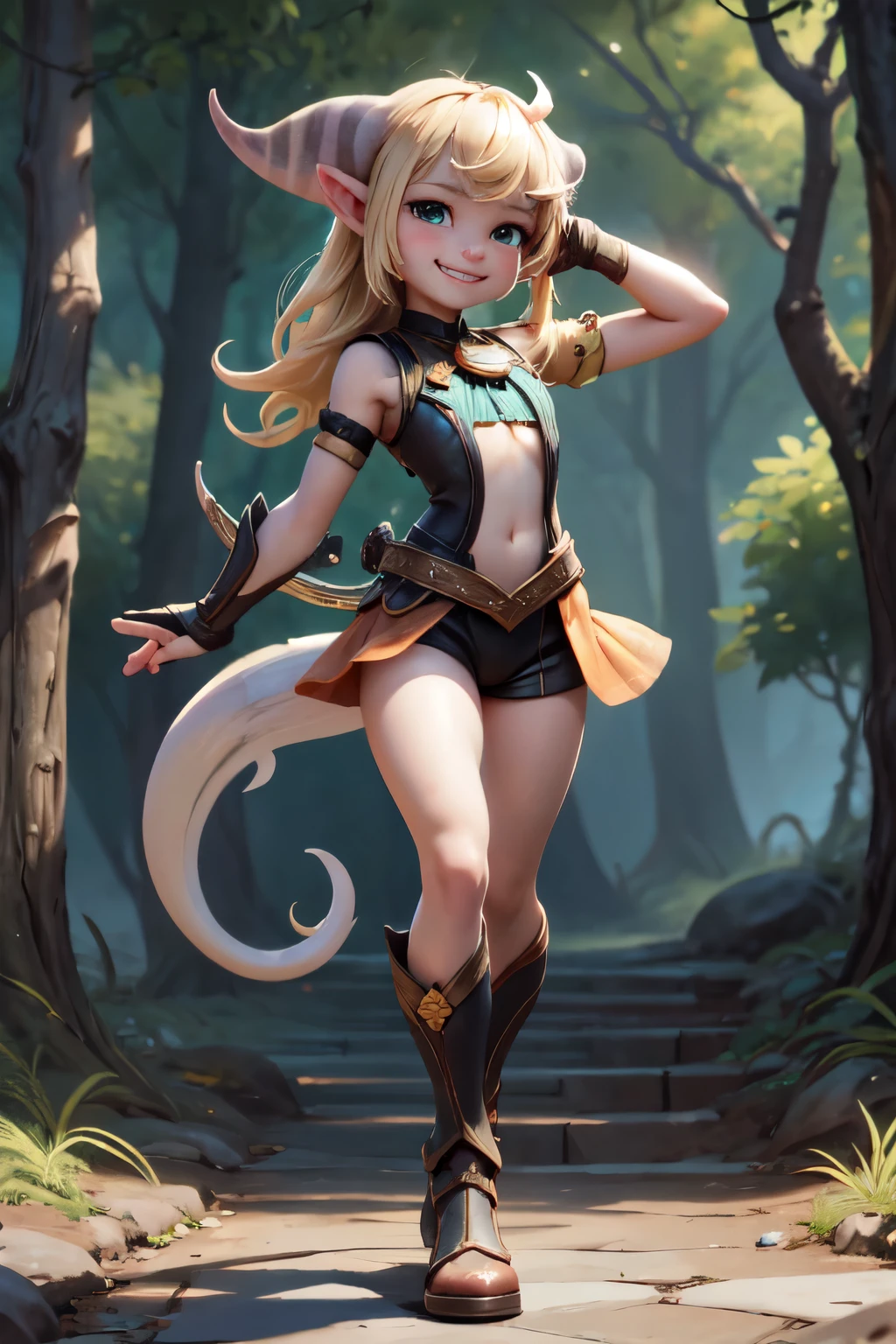 solo, mare,confident, grin, looking at viewermagic,coloful,cute,pretty,masterpiece,4k,beautiful,detailed,smile,feminine,thin,faun,13 years old girl,blond haired girl with horns and green leaves on her head, detailed digital,loish and wlop, cute detailed digital art, adorable digital painting, digital illustration, fanart best artstation, inspired by WLOP, artwork, hyperdetailed fantasy character,full body,satiro legs,fantasy art 8k,masterpiece,score_9,score_8,score_7,score_8_up,score_7_up,score_6_up, game_Lunaflame_Pony_XL:0.9>
pmmkr2024, best quality, trending on artstation,