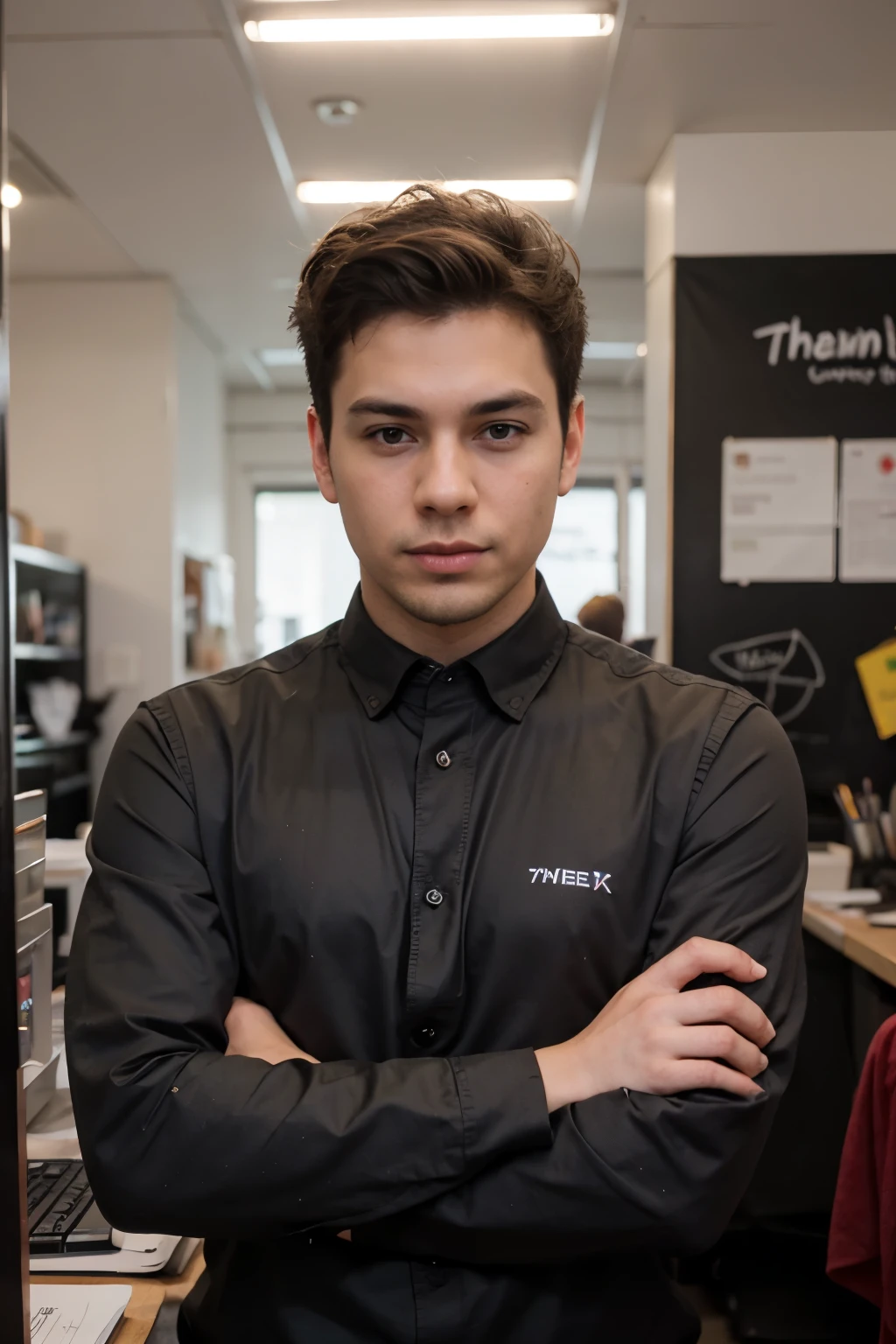 young businessman graphic design man