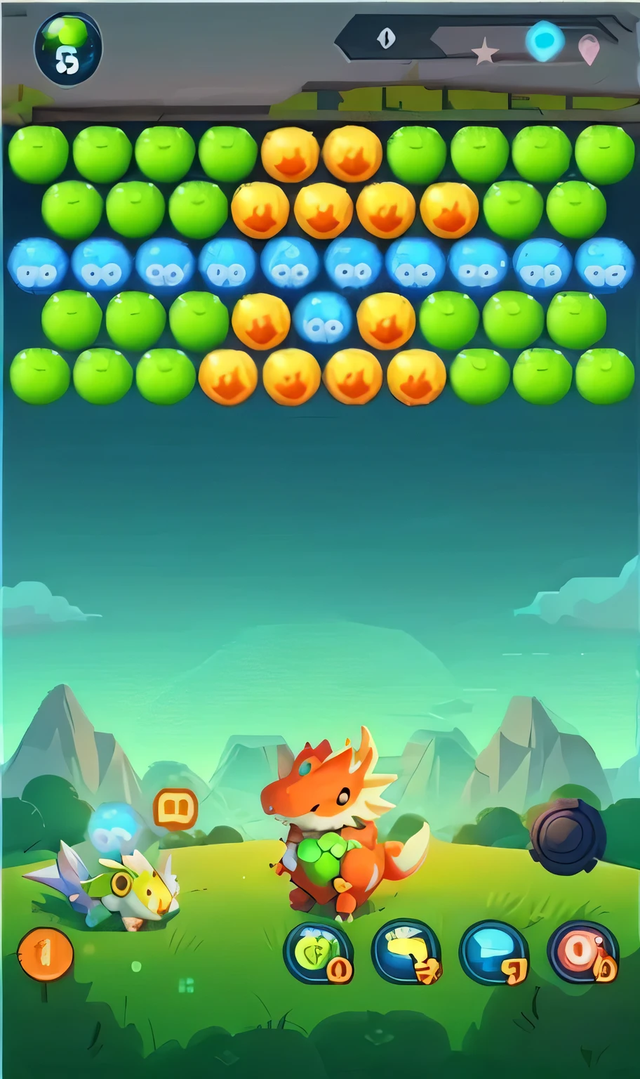 Bubble Dragon Game