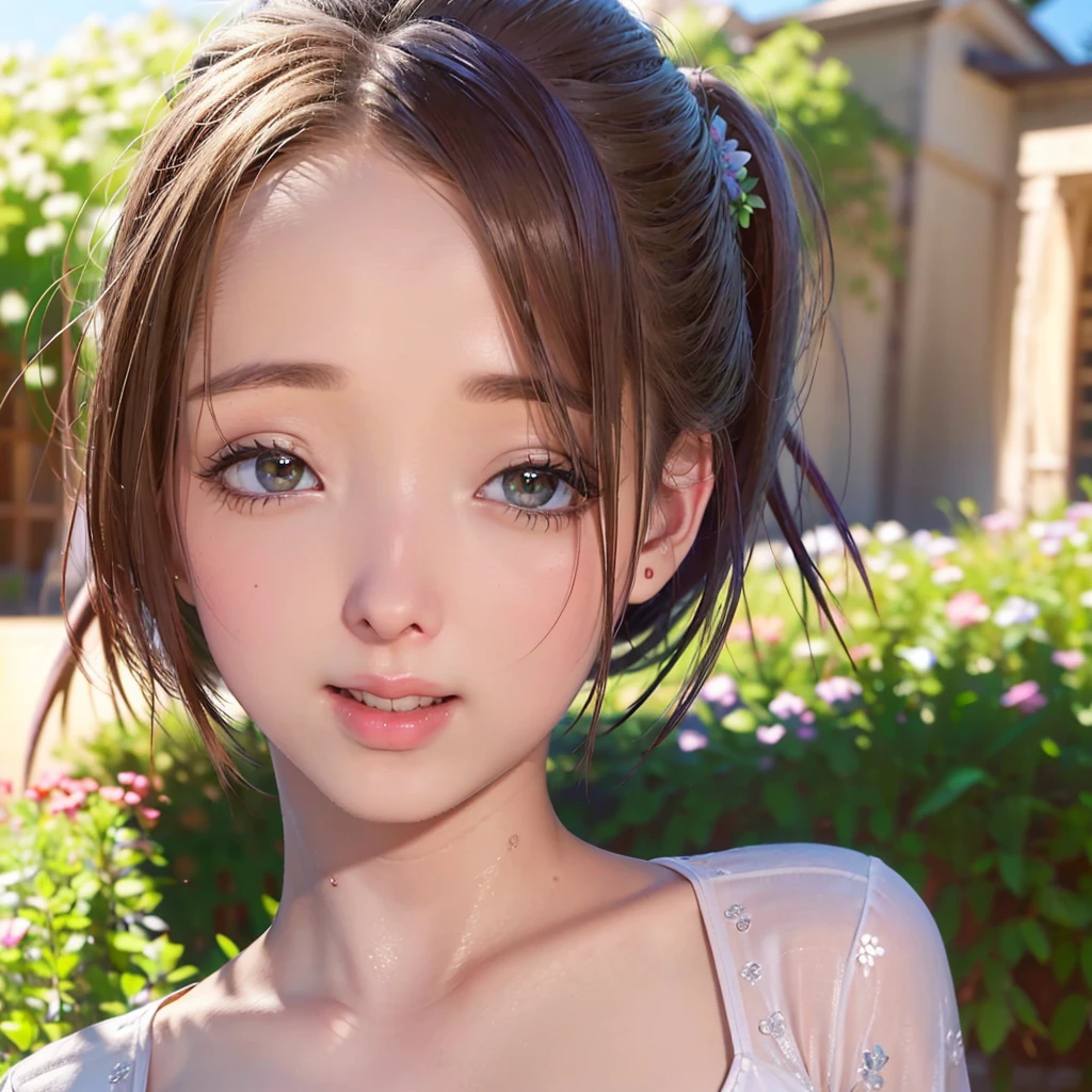 1girl,beautiful detailed eyes,beautiful detailed lips,extremely detailed eyes and face,longeyelashes,gorgeous woman,light colorful summer dress,playing in a field of flowers,lively cats,cute antics,adorable scenes,mischief and fun,(best quality,4k,8k,highres,masterpiece:1.2),ultra-detailed,(realistic,photorealistic,photo-realistic:1.37),vibrant colors,natural lighting,serene landscape