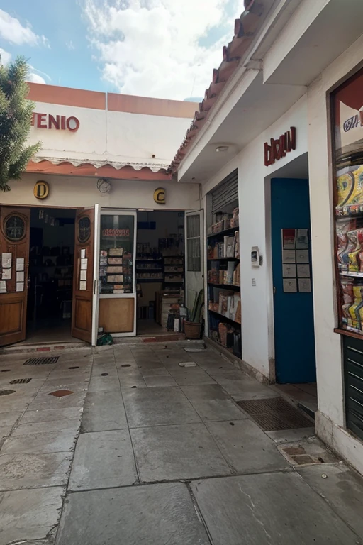 se cayo detras de la tienda 