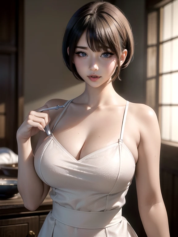 28-year-old Japanese woman,(非常にdetailedな肌),Curvy,,Beautiful big ,(Very large breasts),Pale skin,Pointed Chest,Erect nipples,(Fantasy art,Best image quality,Hyperrealist portrait,(8k),Ultra-realistic,最high quality, high quality, High resolution, high quality texture,Attention to detail,Beautiful details,detailed,Extremely detailed CG,detailed Texture,Realistic facial expressions,masterpiece,in front,dynamic,bold),(((short pixie cut))),(Very thin hair),(Very soft hair),(Super Straight Hair:1.5),length, sleek bangs,Very light coppery amber hair,Hair in one eye、(((She is wearing a nurse's white coat))) (((sit astride a high-backed chair))) (((Sit with your chest against the backrest))) (((Rear View))) (((Photo from behind))) (((She's not wearing anything under her white coat skirt.))(((Genitals exposed and wet))) (((彼女はAccentuate your buttために背中を反らせている))) (((The lines of the body are clearly visible)))、(((Depiction of beautiful fingers))) (((Beautiful body depiction))) (((Sit with your legs apart)))、(((Accentuate your butt)))、(((Full body photo)))、(((Low angle photo)))、(((Correct ankle orientation)))(((The correct number of legs))) (((Accurate Body Composition)))