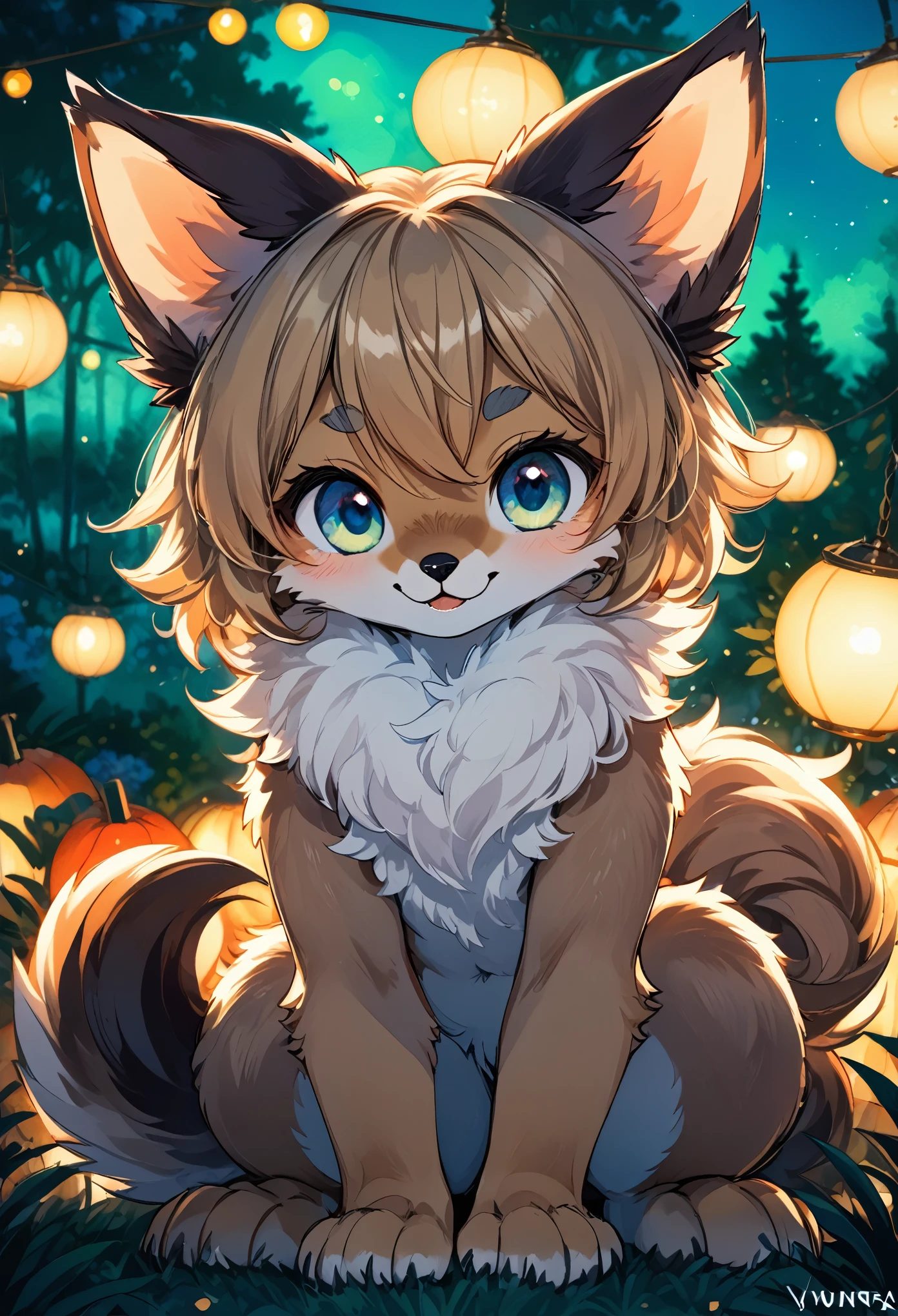furry, cute face, ambient light, ultra detailed fur, volumetric light,
