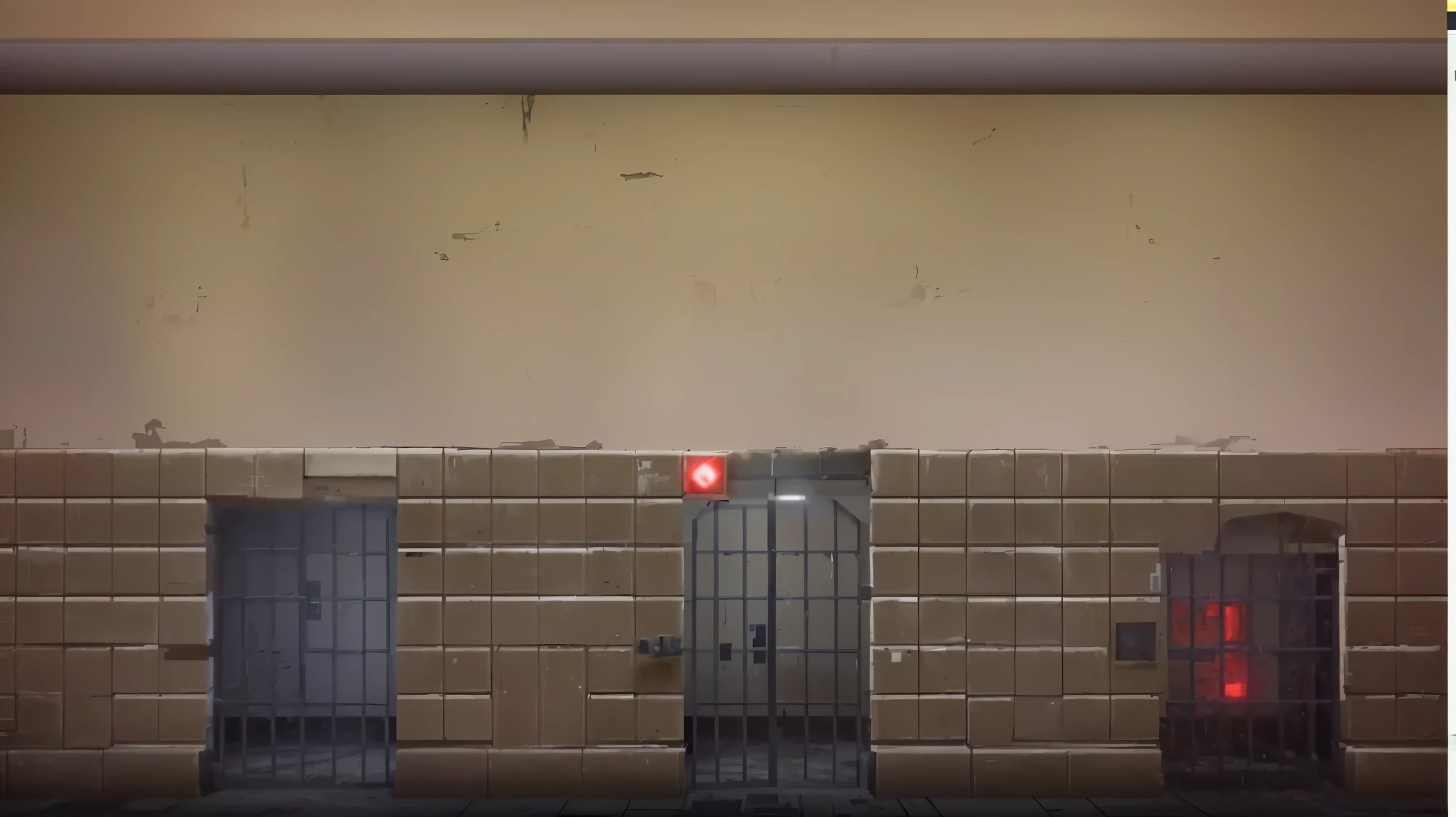 There is a photo of a prison cell with a red light, Screenshots, Random background scenes, Screenshots, Contextureless, poor lighting, secret entrance, tf 2 maps. net, portal game valve, 视频Screenshots, 视频Screenshots>, portal game 9 9 9 9 9 valve, Prison Background, In-game footage