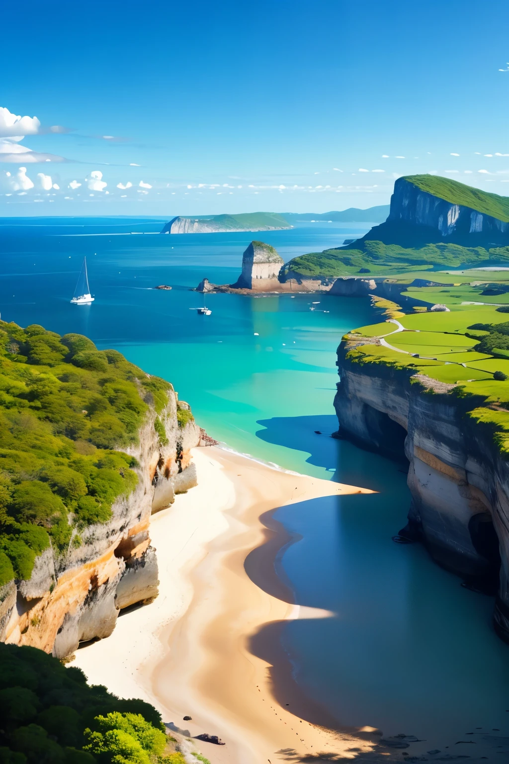 paisaje bonito de una isla
