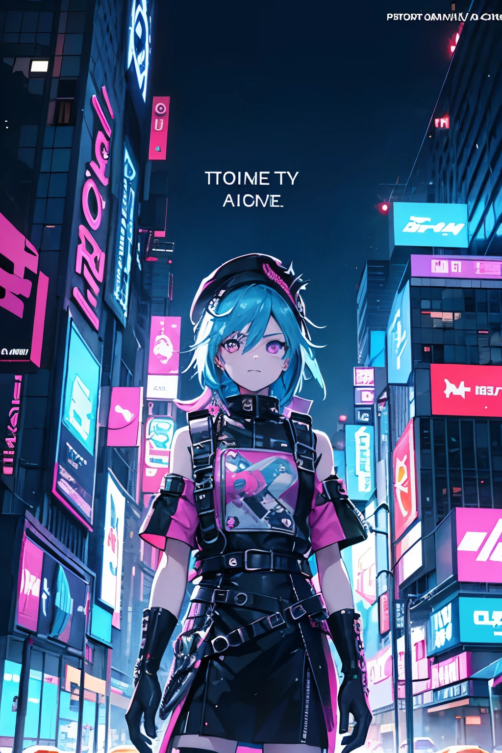 In the pixelated world of nostalgic illustration, the game continues unfolds on the screen. A CryptoPunk character, adorned with digital pixels in a vibrant palette, stands front and center, eyes focused intently on the viewer. With a confident, determined expression, the character wears a stylish cyberpunk hat, and shoulders a backpack filled with mysterious elements. The background is a digital cityscape, full of neon lights, towering buildings, and dynamic, moving elements, embodying a sense of continuous adventure and excitement. Text elements in catchy fonts add to the overall atmosphere, with bold headlines and statements that capture the attention of the viewer, reinforcing the