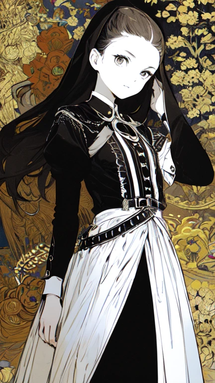 girl,masterpiece, highest quality, official art, flat color