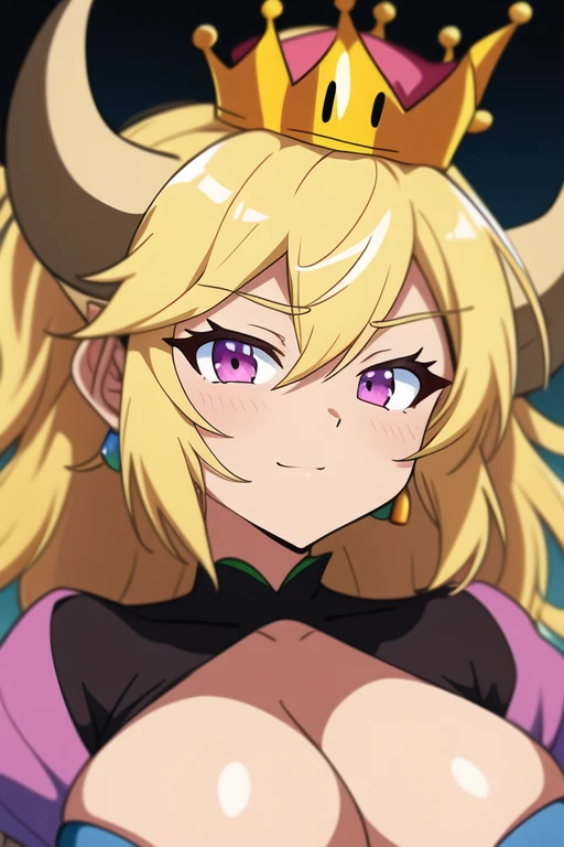 Bowsette busty big tit chica anime con cabello colorido y un vestido colorido, rossdraws pastel vibrante, rossdraws dibujos animados vibrantes, estilo anime 4k, hermoso retrato animado, germen de arte colorido!!!, ! dream art germ, hermosa chica anime, arte digital estilo anime, Fondo de pantalla de arte anime 4k, Fondo de pantalla de arte anime 4K, arte animado digital, extremely detailed artistic germ