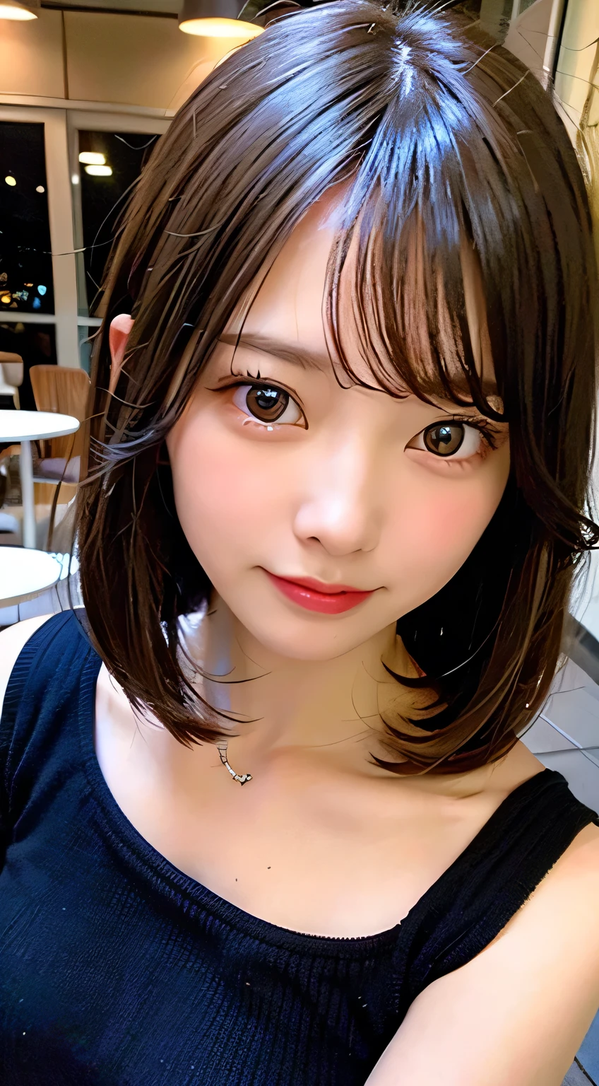 (8k, RAW Photos:1.2),Detailed face and eyes,最high quality, 超A high resolution, Very detailed ,Intricate details ,Tabletop ,pretty girl , Soft cinematic light, Hyper Detail,Sharp focus, high quality,Black-haired, Bobcut, outside, knit, mini skirt, panties, Peeking from below