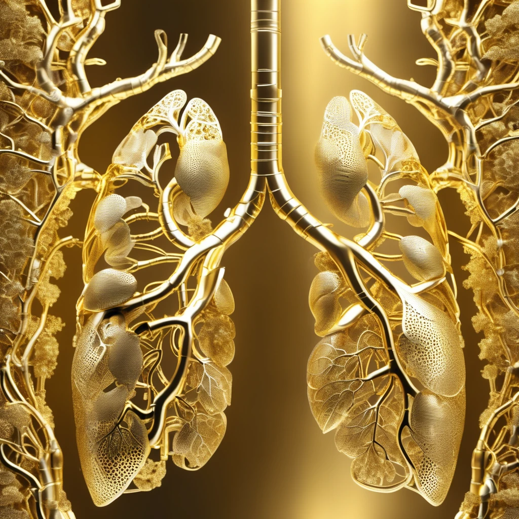 Golden human brain timeart