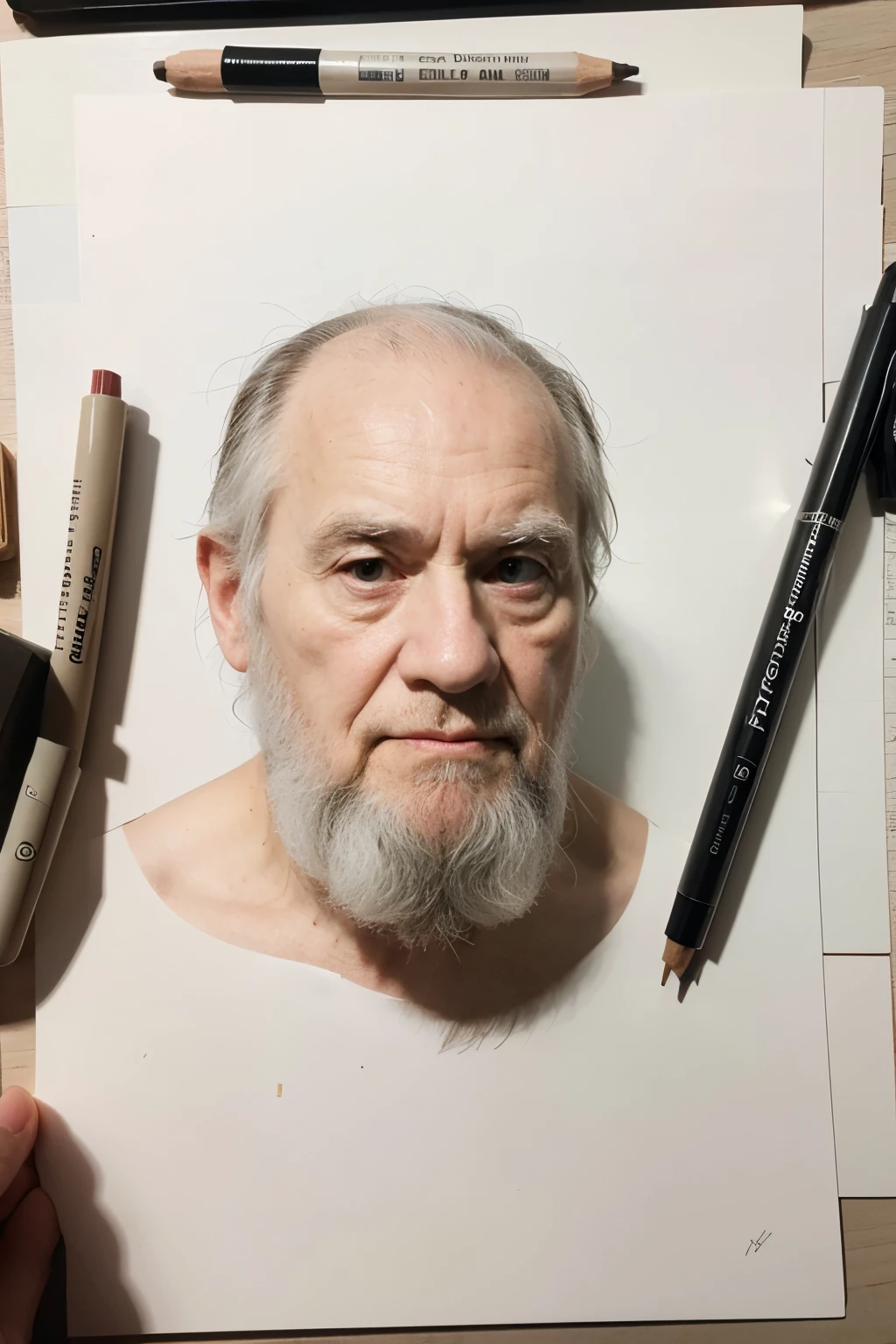 Make a simple drawing based on Charles Darwin's theory of the evolution of species