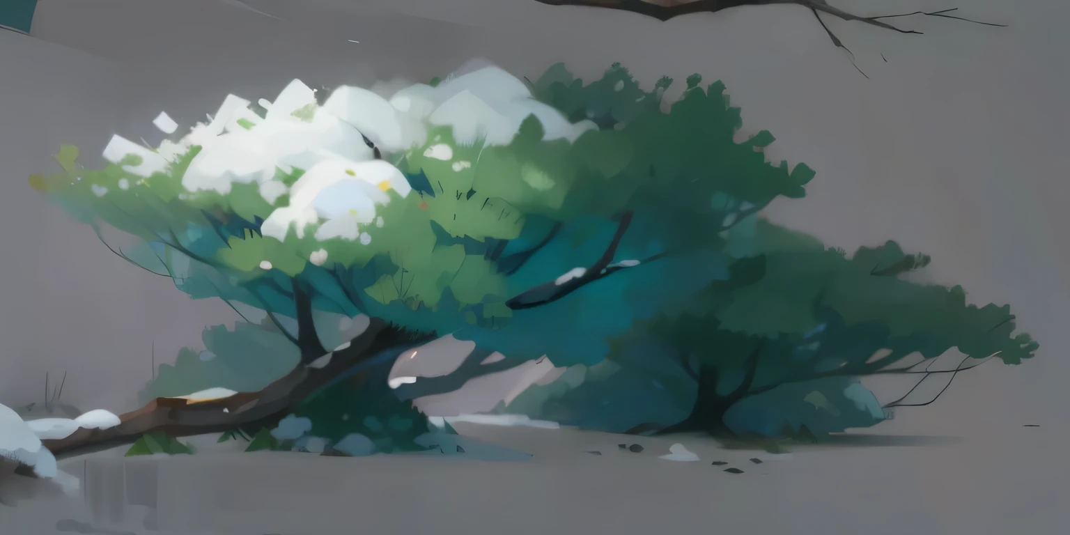 Plant-like life made of flesh and bones，Snow Pine，Pine and cypress，snow，pine，Trees