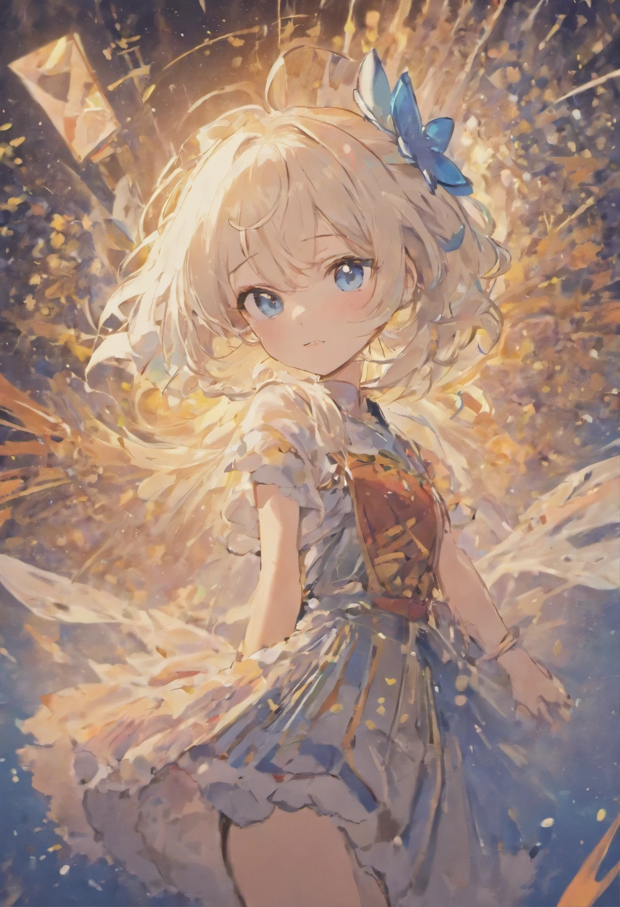 anime girl with white hair and blue eyes posing for a picture, nightcore, Beautiful anime girl, seductive anime girls, beautiful fantasy anime, Beautiful anime woman, beautiful and seductive anime woman, Splash art anime , Detailed digital anime art, Beautiful anime, cute anime waifu in a nice dress, Beautiful anime artwork, Smooth anime CG art, attractive anime girls