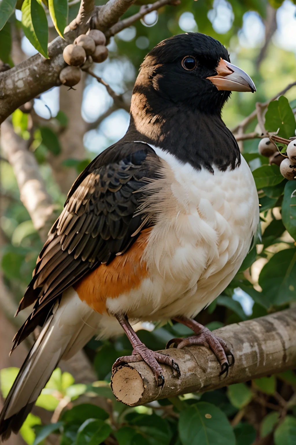 Bird with balls