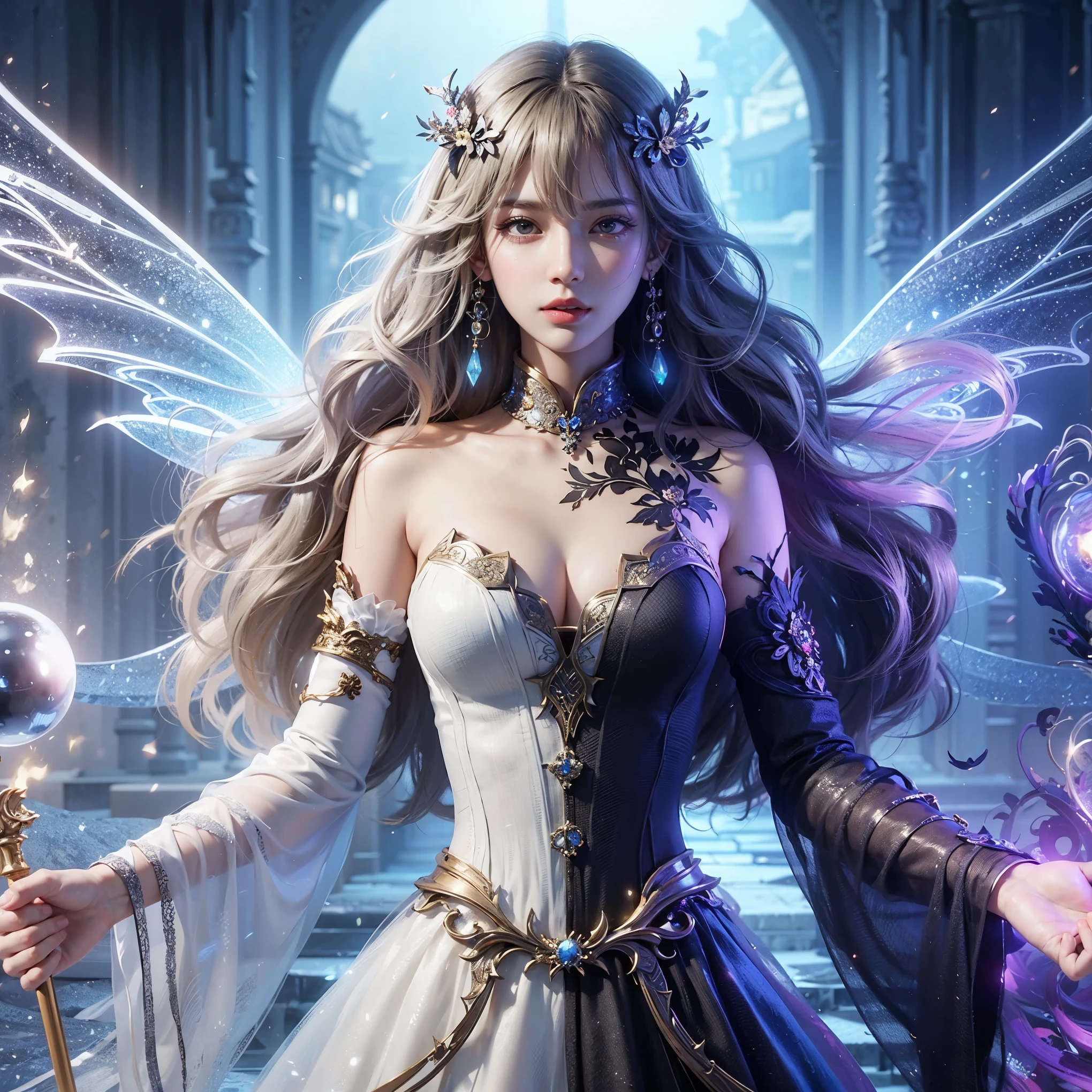a close up of a 4 girls ,blonde hair , big booobs , shadowbringers cinematic, 4 k detail fantasy, a beautiful fantasy empress, game cg, xianxia fantasy, xianxia hero, 2. 5 d cgi anime fantasy artwork, cinematic goddess close shot, ruan jia and artgerm, wow 4 k detail fantasy, hyperdetailed fantasy character