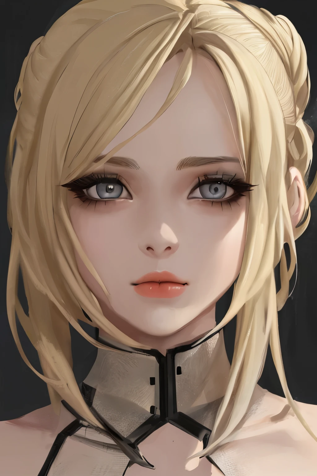 Blonde, girl, portrait,grey eyes,hd ,