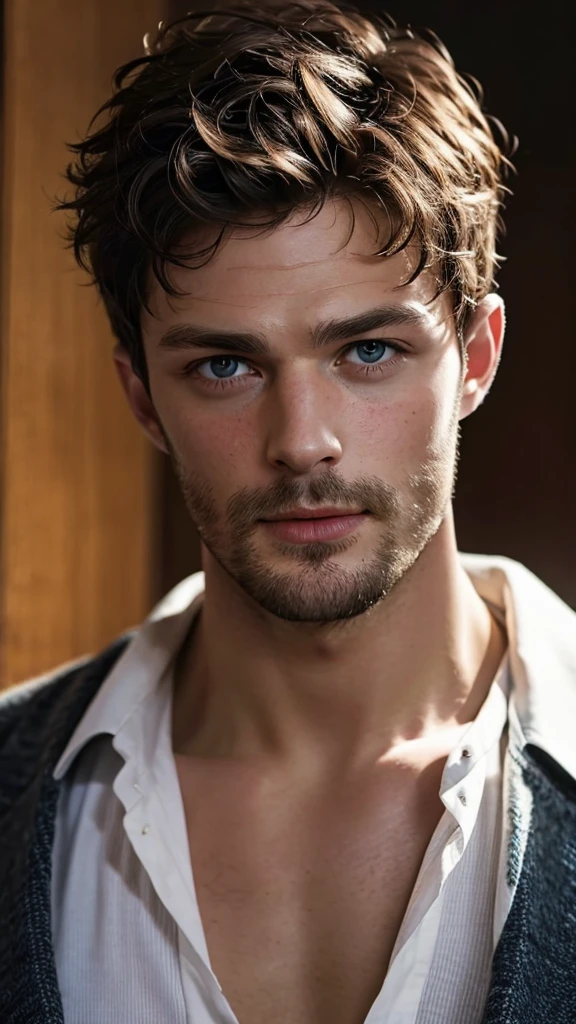 Portrait of a handsome Jamie dornan