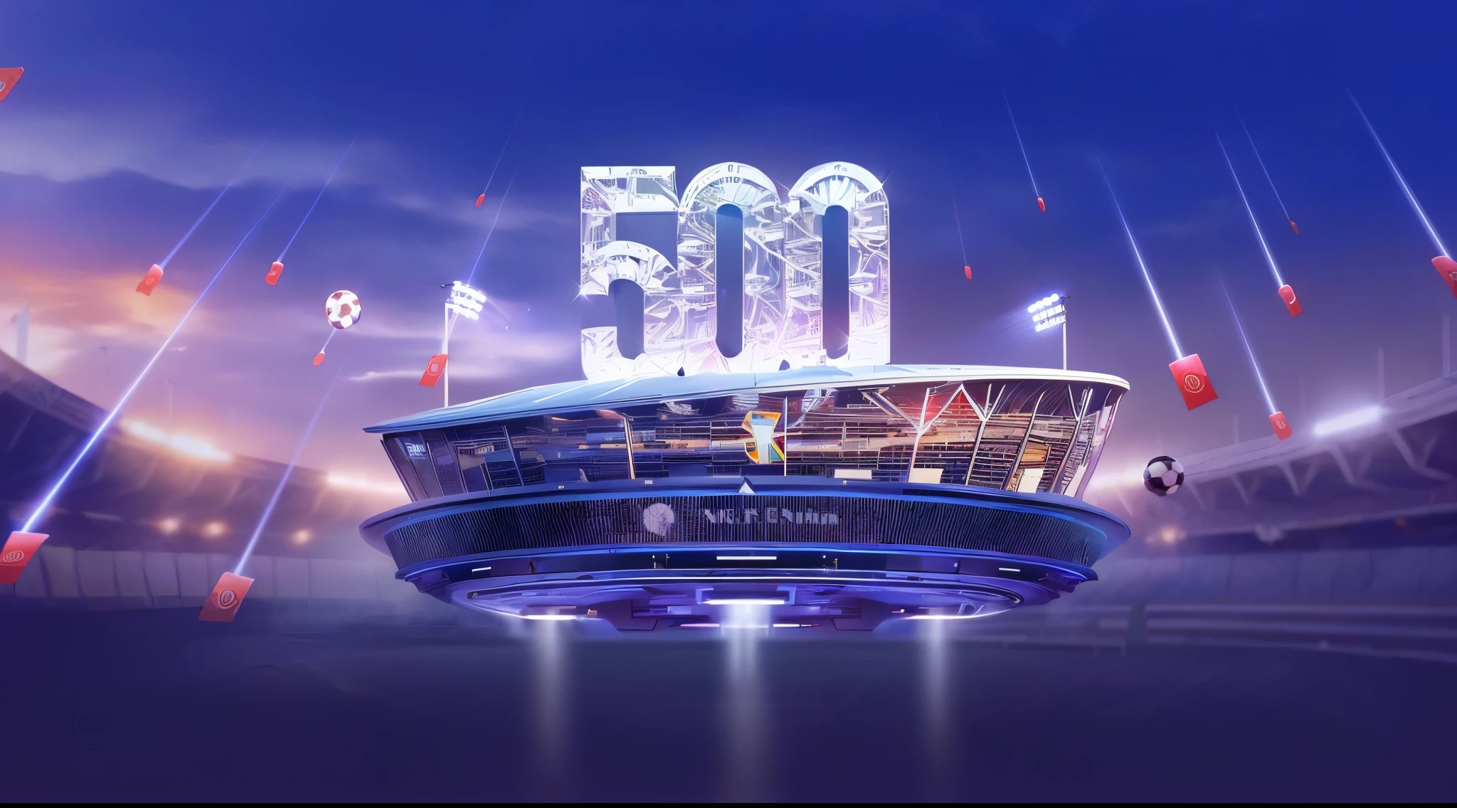 Close up of a stadium with stadium signs and lights, online casino logo, futuristic casino, indoor casino, live, No background, Sharing photo, 0 0 0, 000, author:Daniel Lisk, author:Daniel Schultz, live broadcast, Promotional Rendering, 5 0 0, panoramic, Full Strength Attack, screenshot, Available imagery
