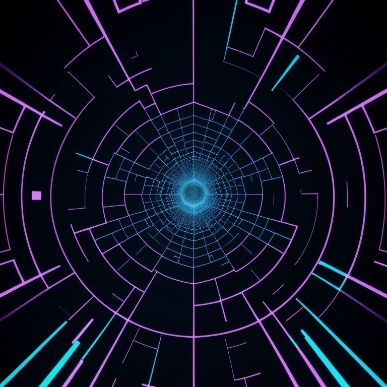 A dimension filled with beautiful complex geometrical patterns and mathematical formulae