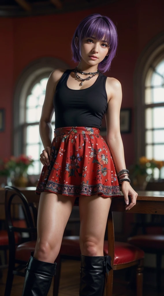 Ayane, (melhor qualidade,ultra-detalhado),(Realista:1.37), rosto bonito e detalhado, Textura ultrarrealista, rosto delicado, corpo delicado, batom vermelho, cores vivas. High definition, 8K. athletic body, smilling expression