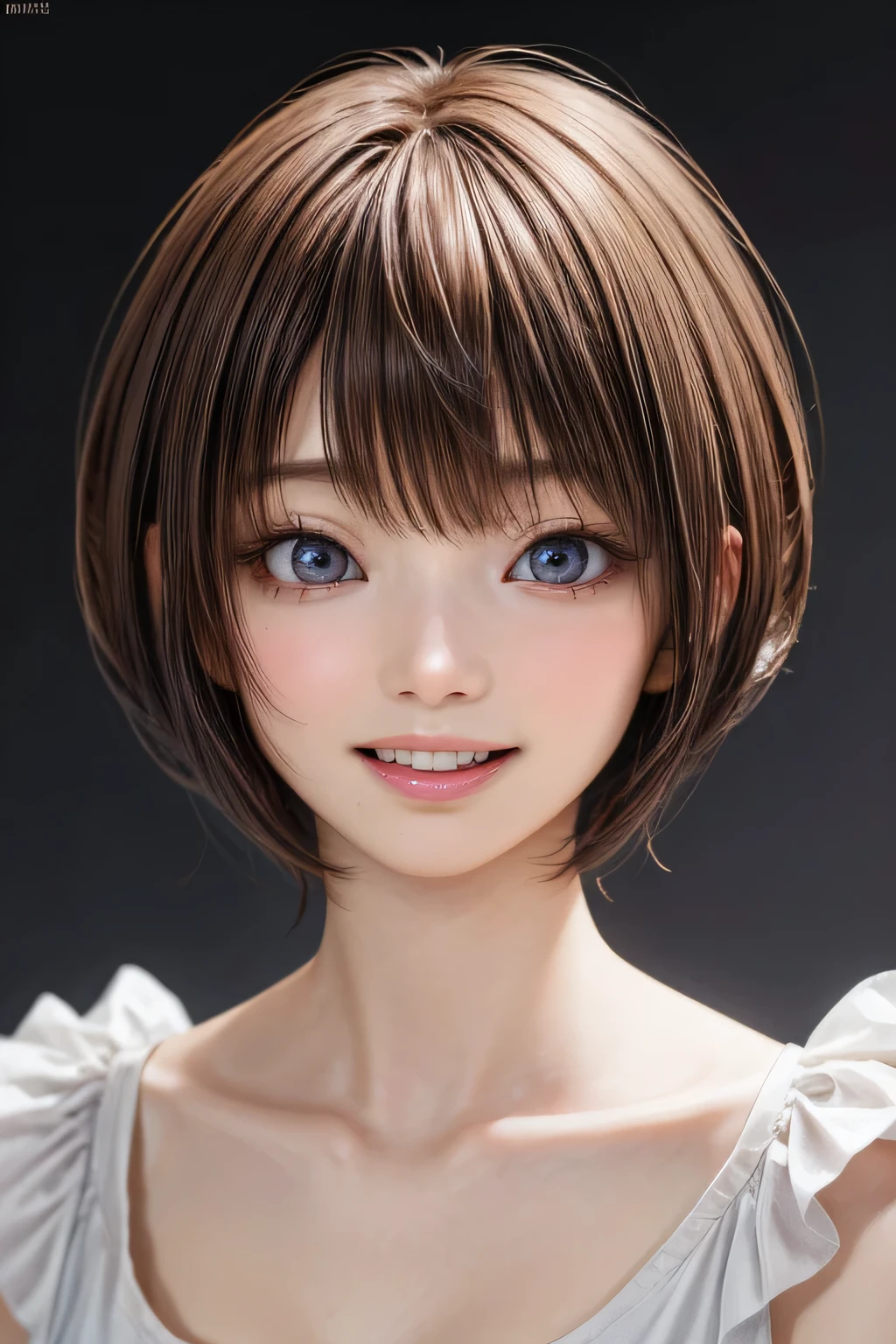 (masterpiece:1.3), ( best quality: 1.4),
cinematic lighting,
(1boy), beautiful face, (realistic face),
beautiful hairstyle, (short hair :1.5),
realistic eyes, beautiful detailed eyes,
(realistic skin), beautiful skin,
(blouse),
absurdres, attractive,
ultra high res, ultra realistic, highly detailed,
golden ratio, manabekaori, big smiling, teeth out,