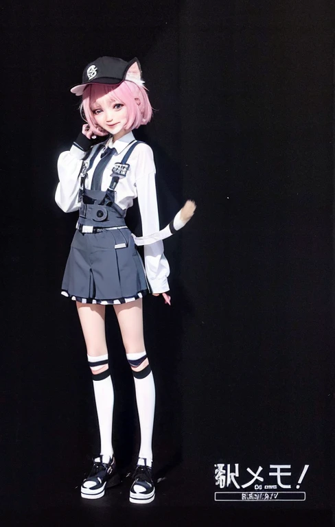 girl、smile、Cat ear