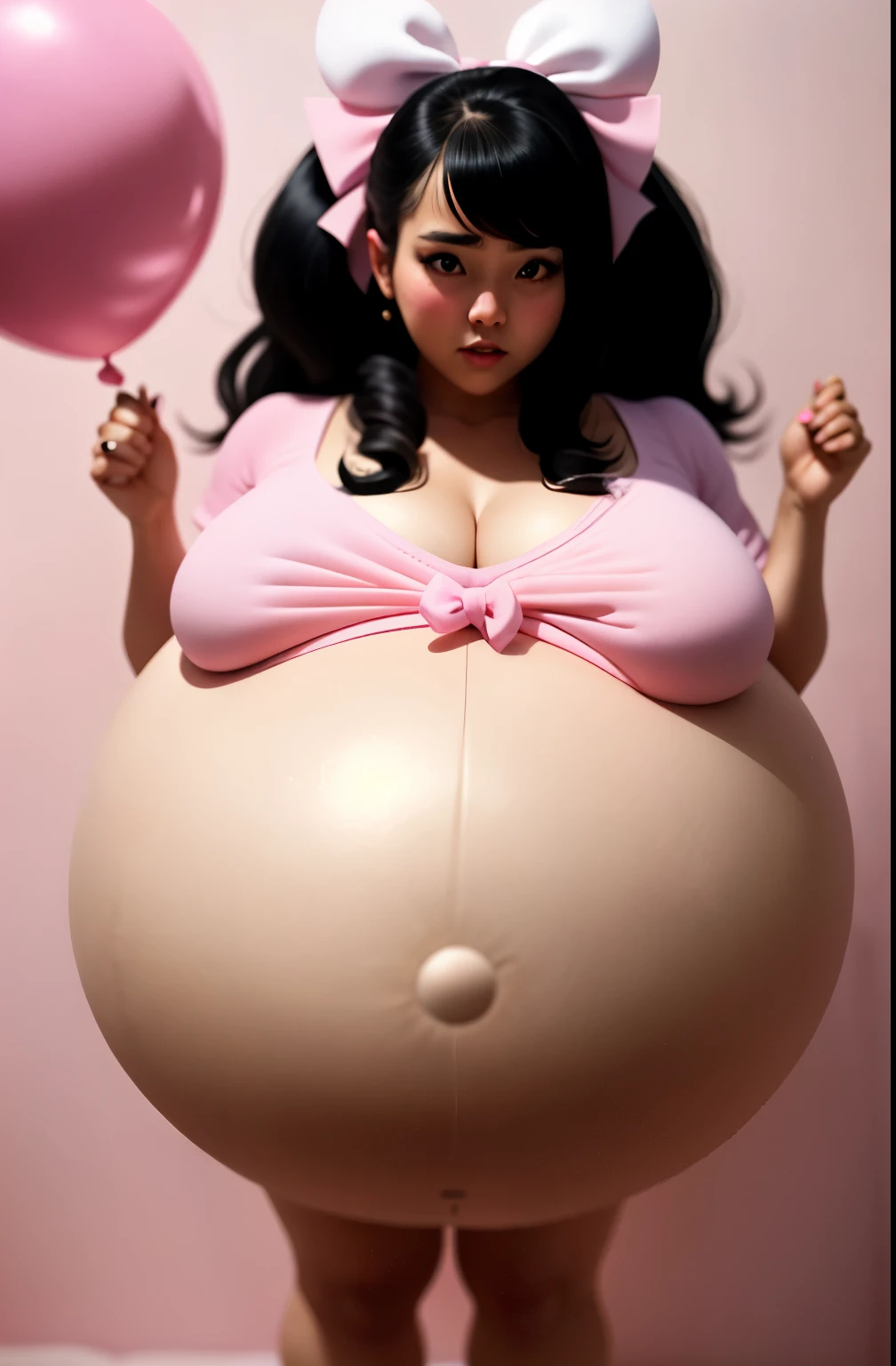 Hair Bow, black hair,Big Baby Bump pregnant, pink bunny girl suit , Big , nipple, cum,16 years girl, Big pregnant Belly, Big Pregnant girl, Largest Belly of Pregnant, Huge Pregnancy Belly, huge 9 months Pregnancy Belly, big balloons