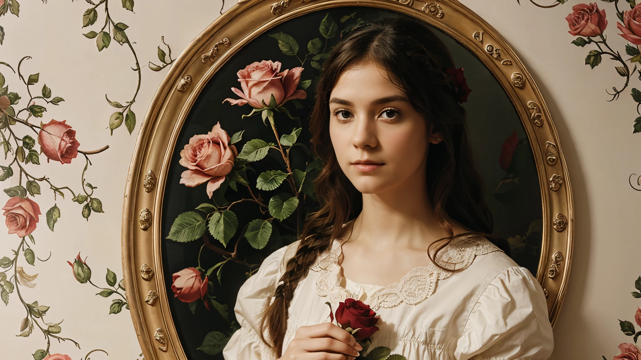 Lutheran rose wallpaper