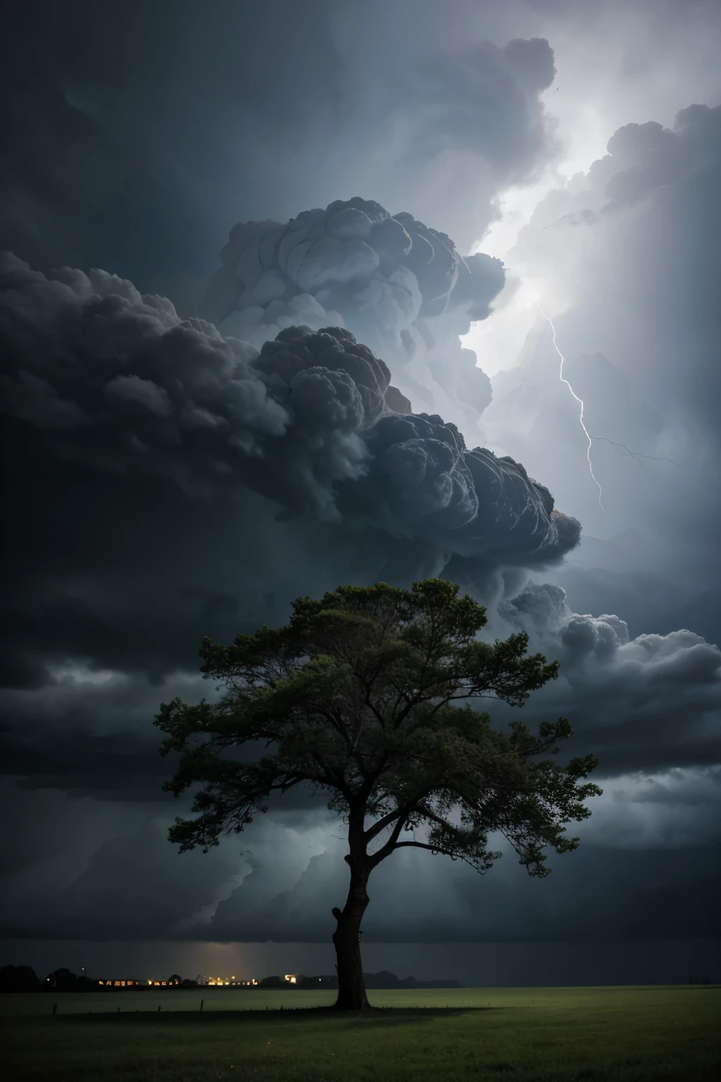 Tree in storm