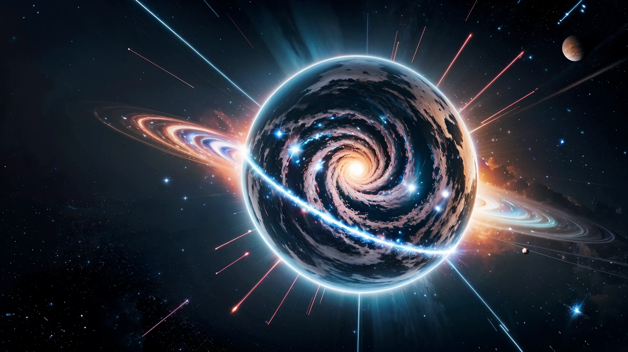 god, Almighty Creator of the Universe, Bigger than all the galaxies, A highly detailed diagram of a super-giant cloud of energy in the middle of the universe, Hyper Sharp, Ultra-realistic, complicated, 32k, Photorealism Style