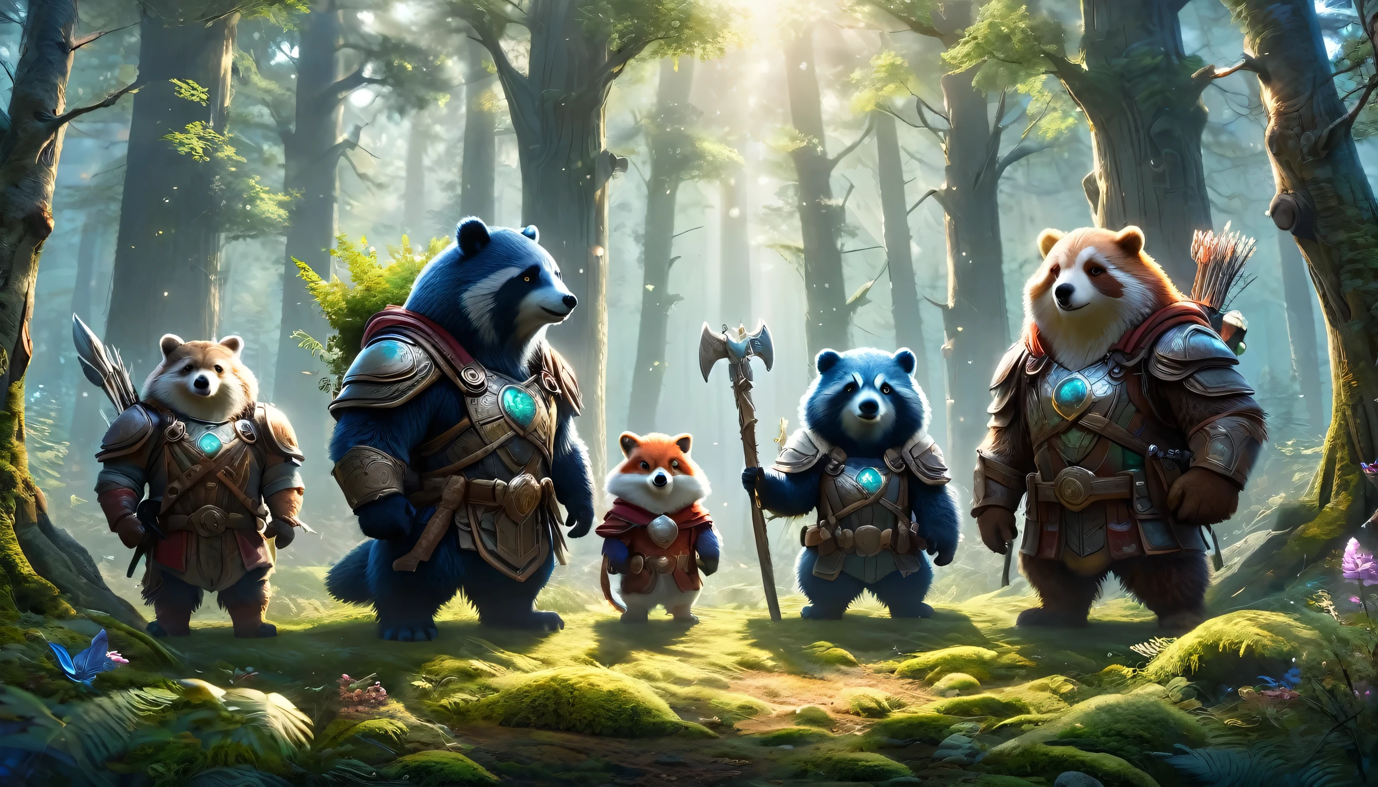 Meet the amazing Guardians of Greenwood, who stand side by side with courage, love, and bravery! They protect their beautiful home, from the tallest trees to the tiniest leaves, and treasure every part of their forest. Join us on an exciting adventure with the Guardians as they work together to keep Greenwood Forest safe and magical. What heroic deeds and fun stories will we uncover with these brave friends?