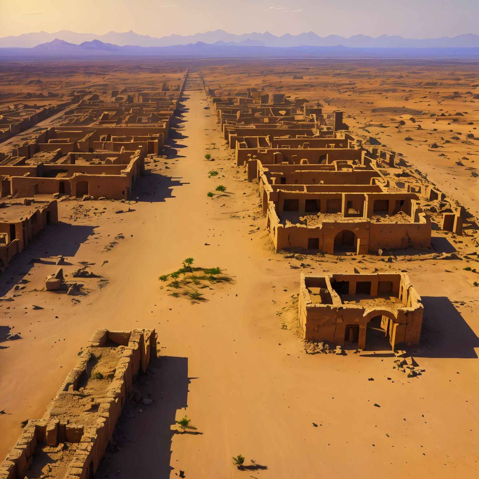 (melhor qualidade,paz mestre),(hiper-detalhista, colorida),
A post-apocalyptic desert with the ruins of a once great civilization
,perfect composition, best exposure, (the golden ratio:1.2)
, HDR, dramatic,cinematic lighting, trends on Artstation,trends at CGSociety, professional oil painting,detalhe imenso,