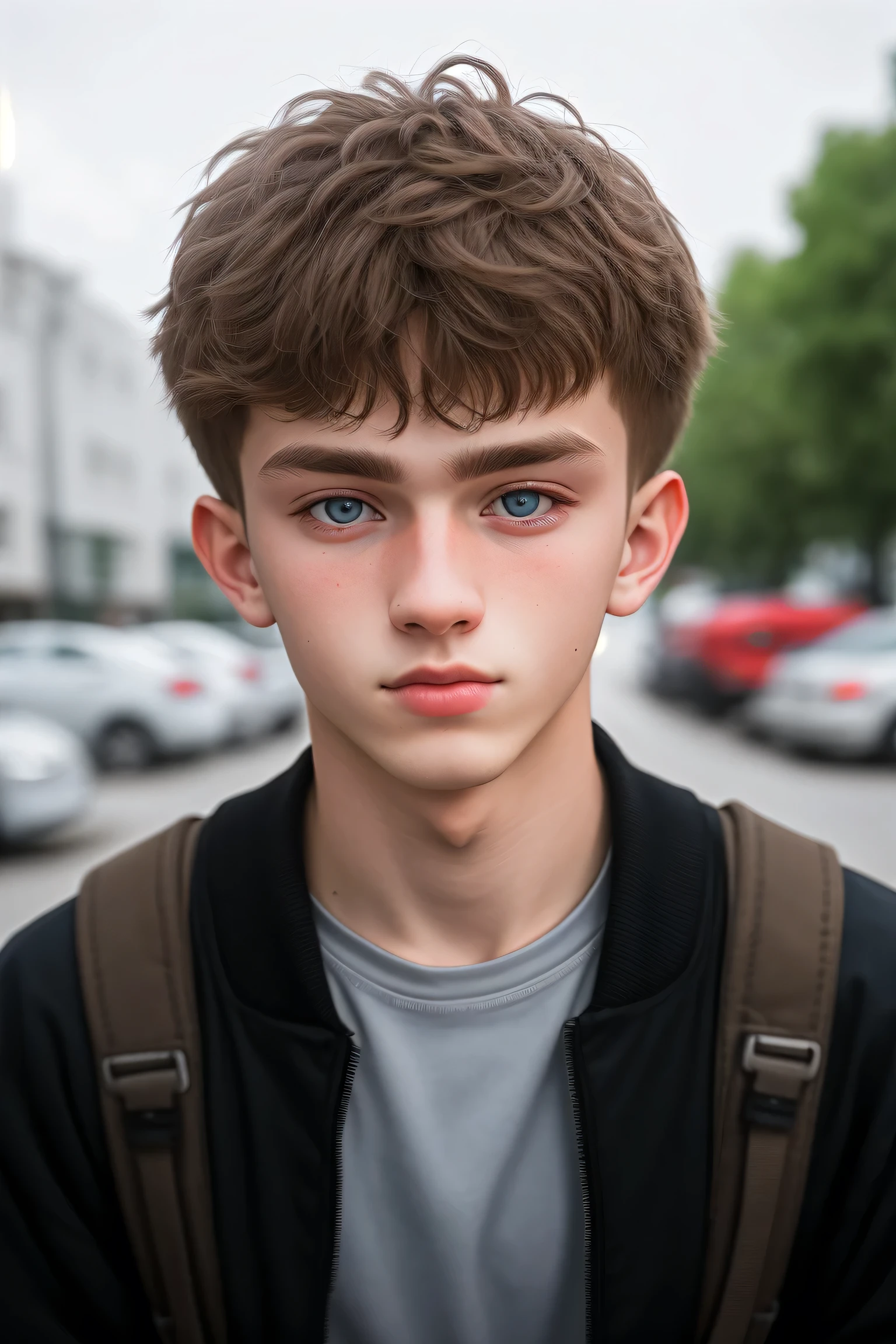 8k uhd, dslr, high quality , RAW photo, Amateur Photography posted to facebook ,Fujifilm XT3, Canon R5, Medium shot of a 19-year-old Russian boy 
