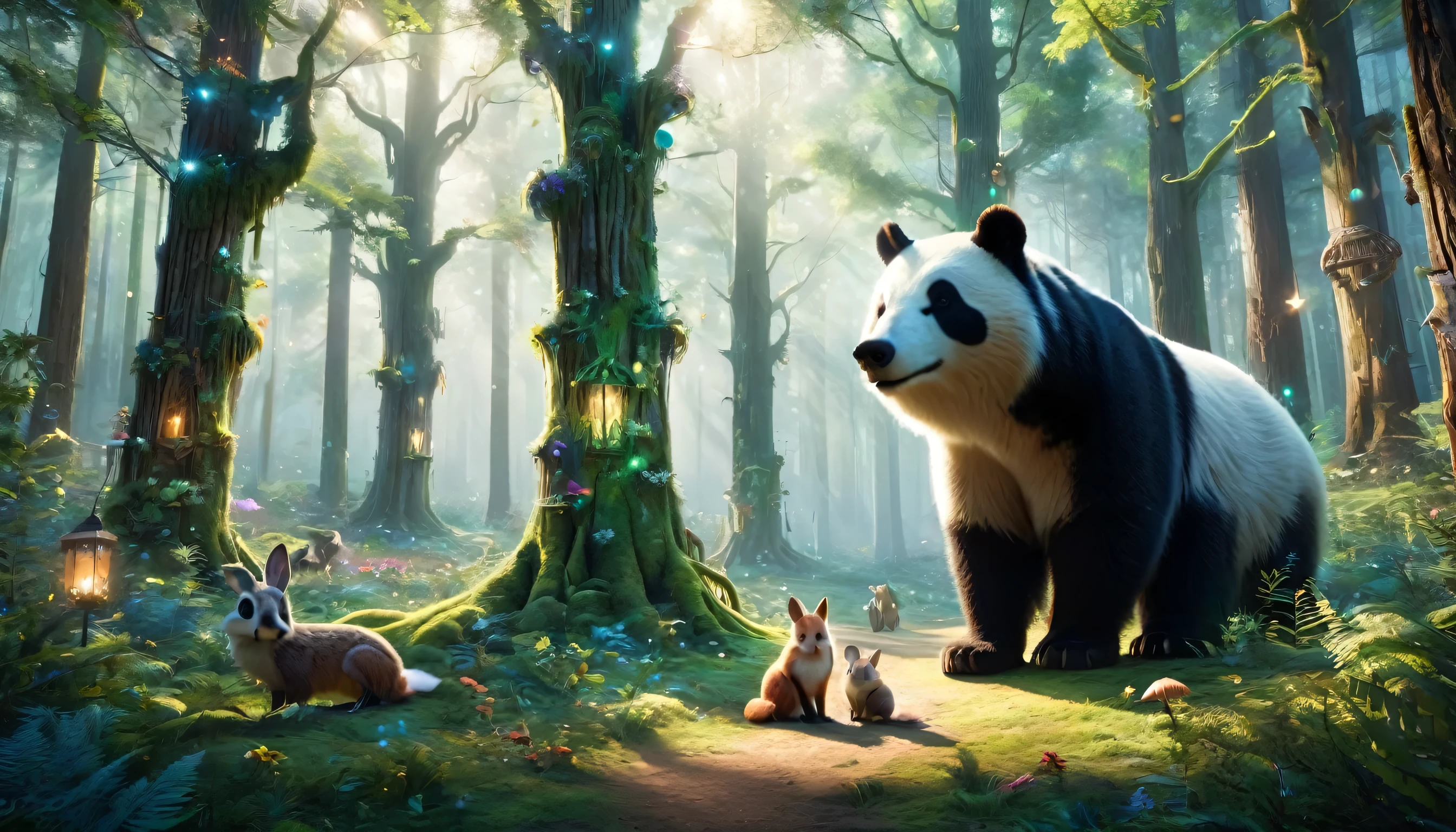 Imagine a magical place called Greenwood Forest, where the trees are tall and green. In this enchanting forest, lives a group of the friendliest animals you've ever seen. Join us on an adventure to meet these wonderful creatures and explore their beautiful home. What fun and exciting stories will we discover together in Greenwood Forest?