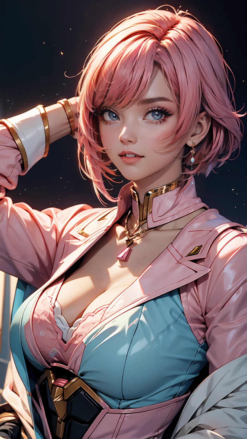 Mobile Suit Z Gundam、Haman Khan、Pink Hair、Sauvage