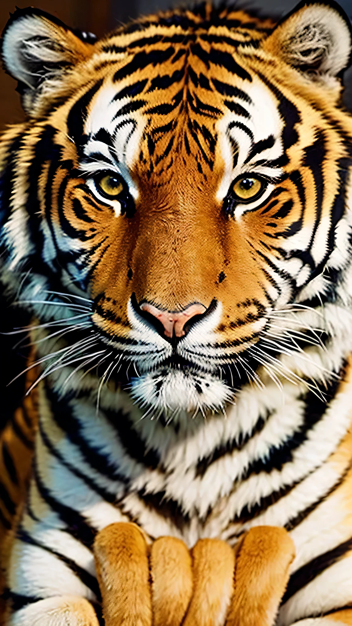 Tiger　gorgeous　gold　front